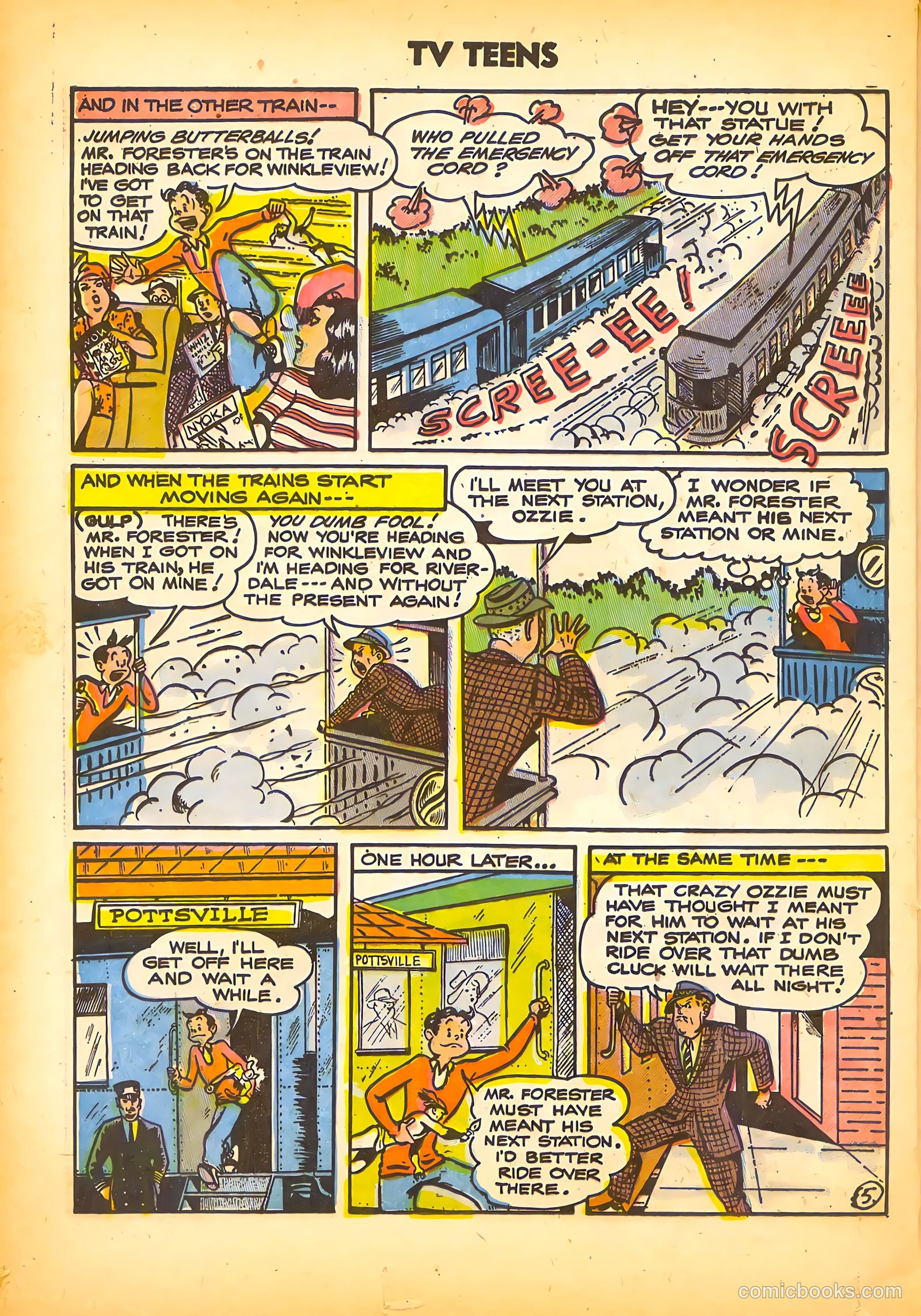 TV Teens #15 (1954) — page 24 of 36