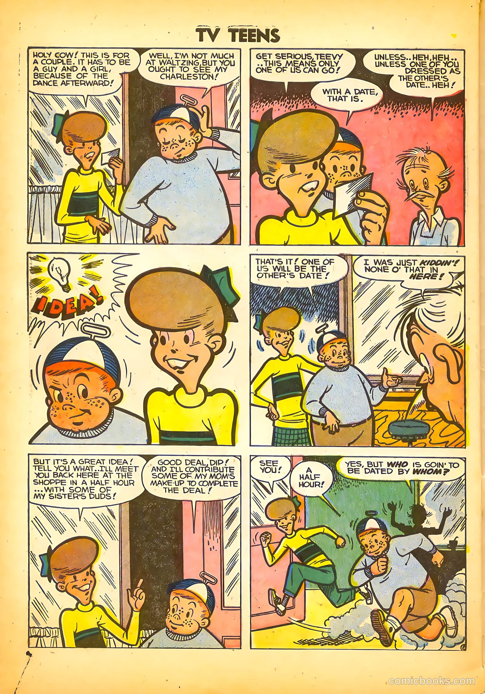 TV Teens #15 (1954) — page 28 of 36