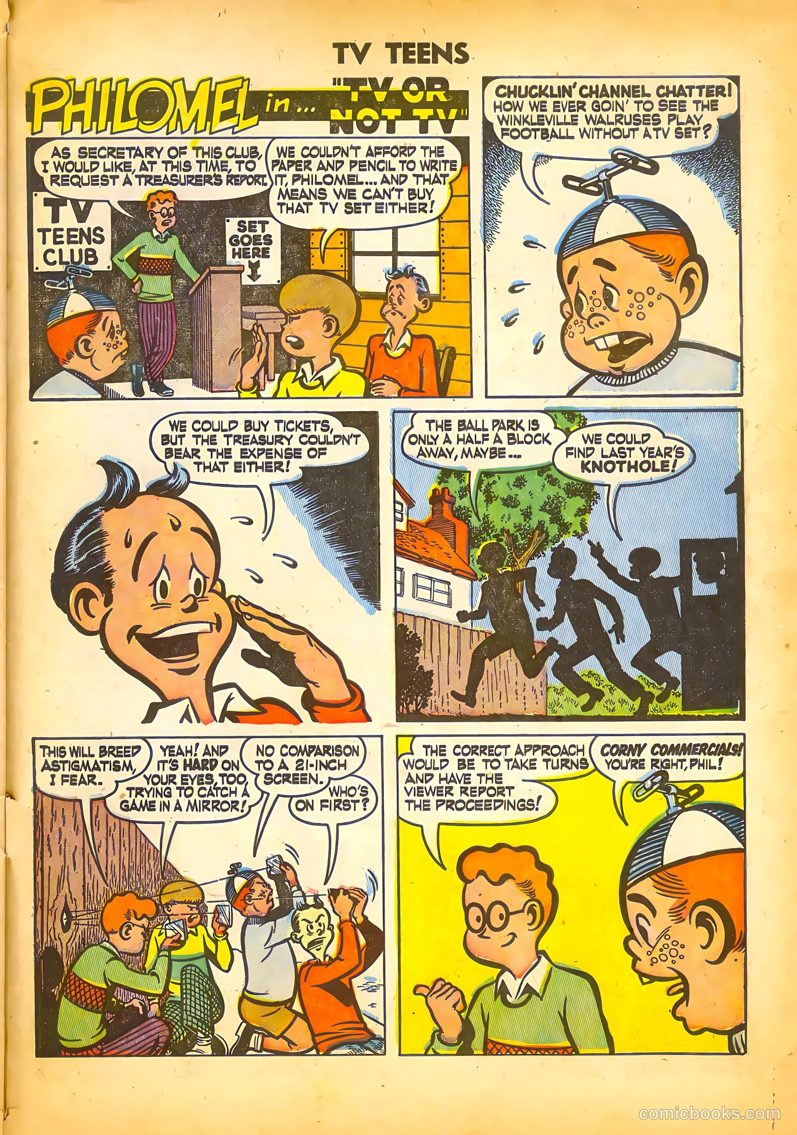 TV Teens #15 (1954) — page 31 of 36