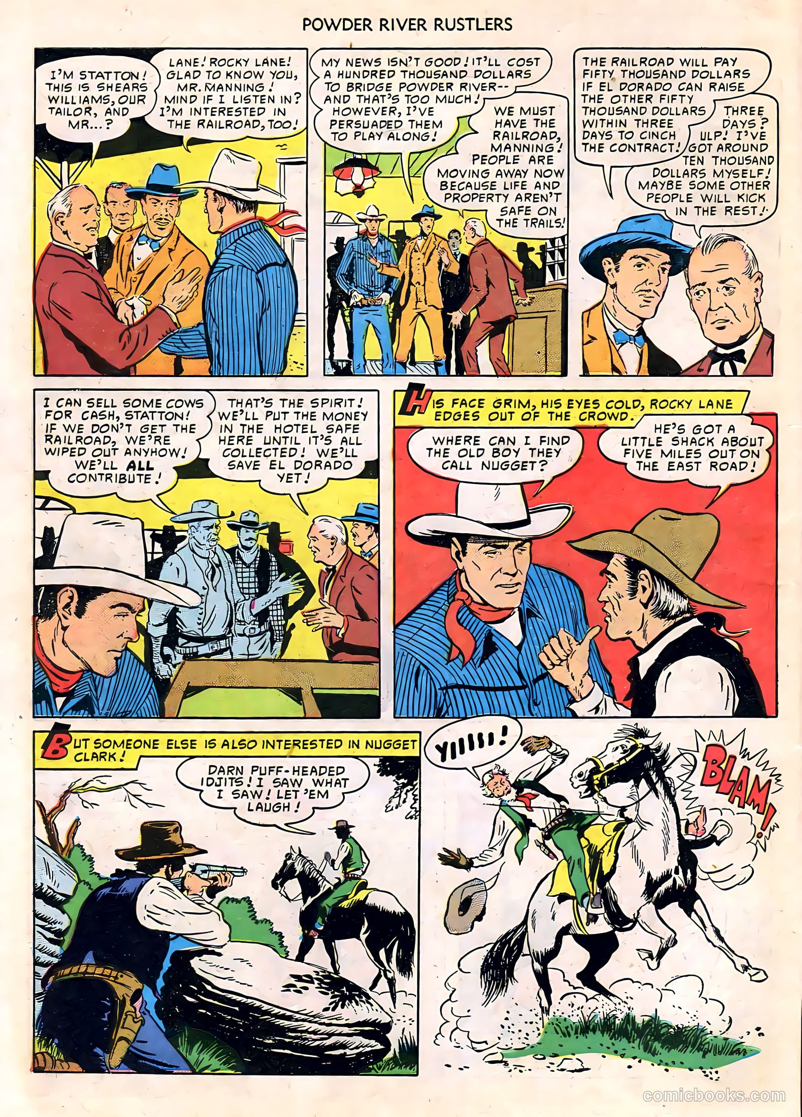 Powder River Rustlers #nn (1950) — page 10 of 35