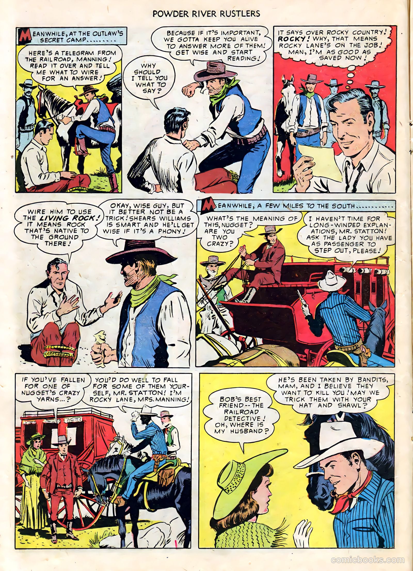 Powder River Rustlers #nn (1950) — page 16 of 35