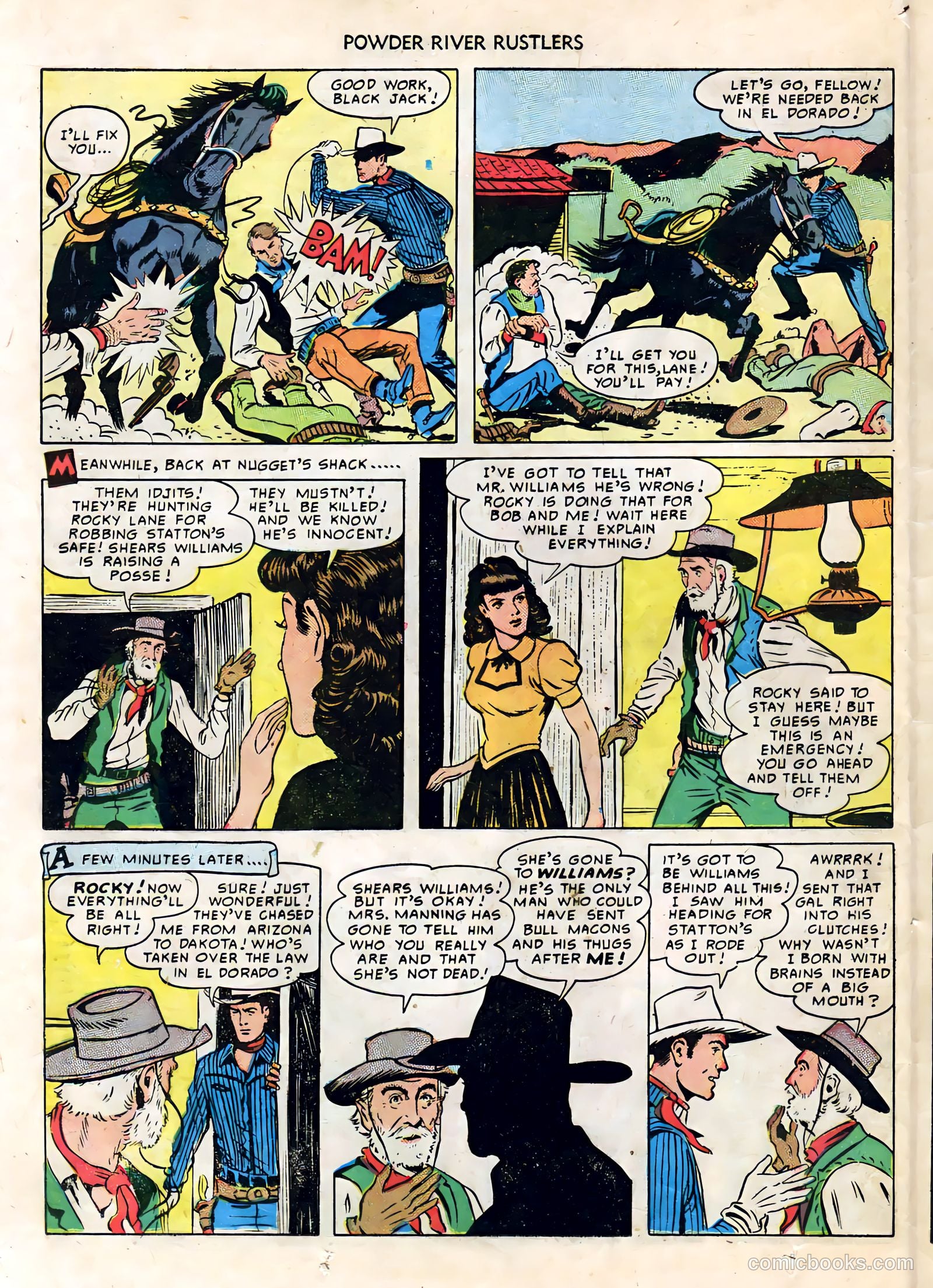 Powder River Rustlers #nn (1950) — page 23 of 35