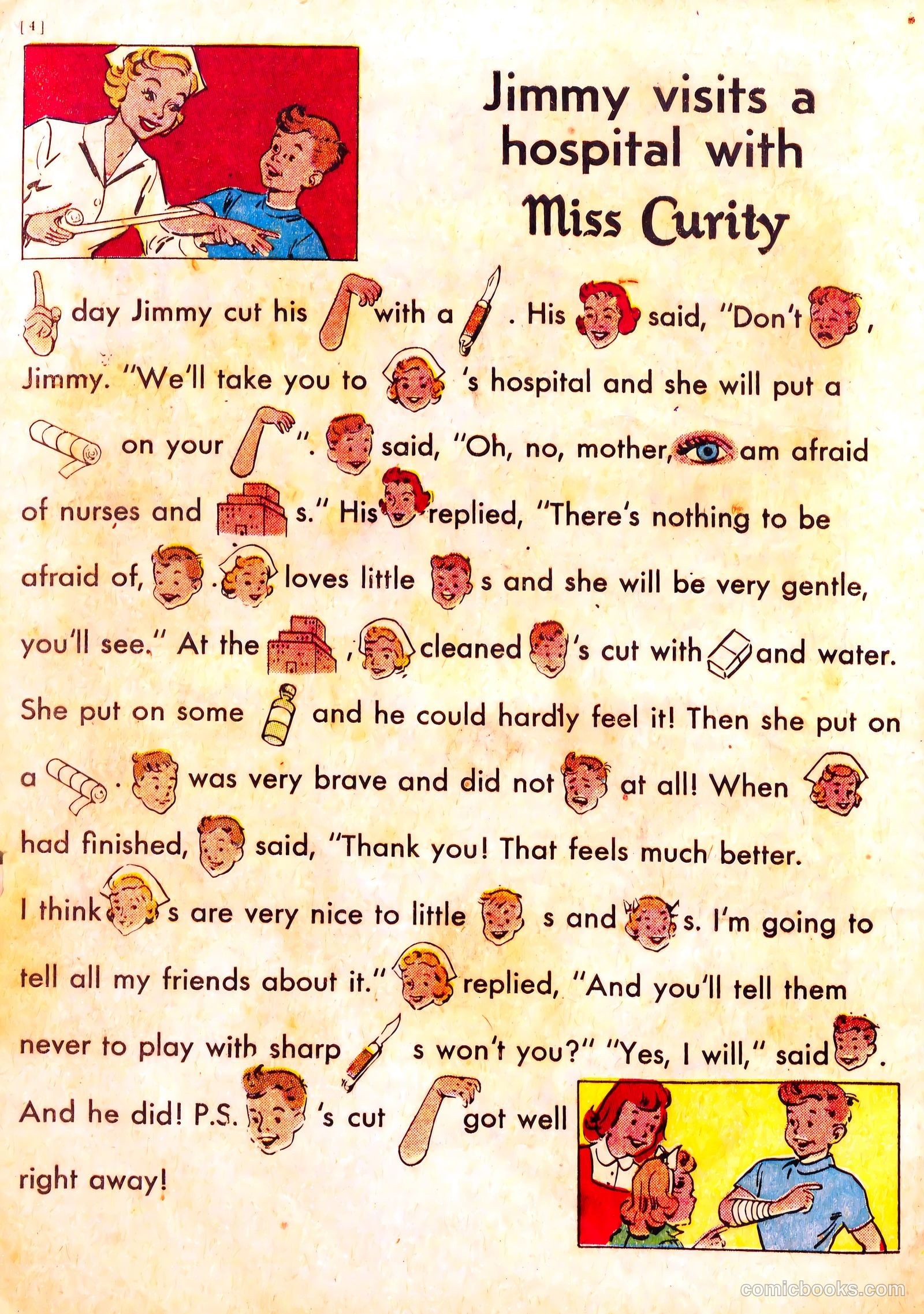 Miss Curity Fun Book #nn (1952) — page 4 of 20