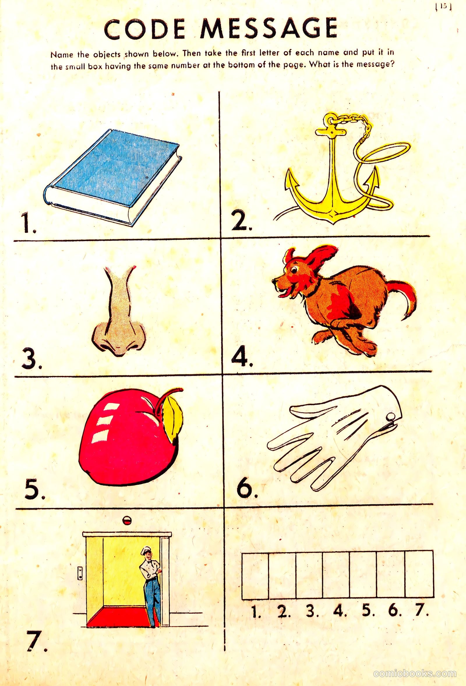 Miss Curity Fun Book #nn (1952) — page 15 of 20