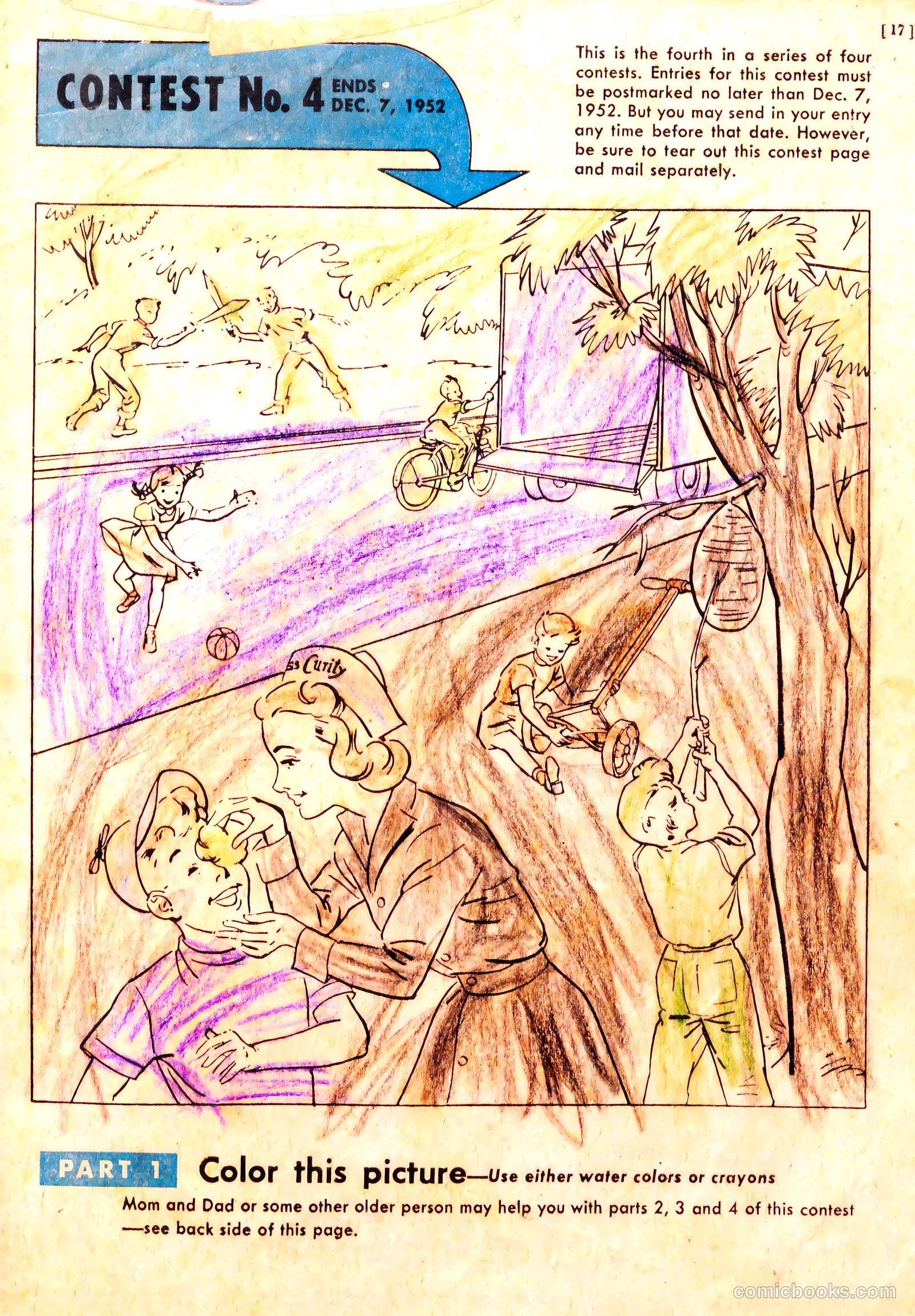 Miss Curity Fun Book #nn (1952) — page 17 of 20