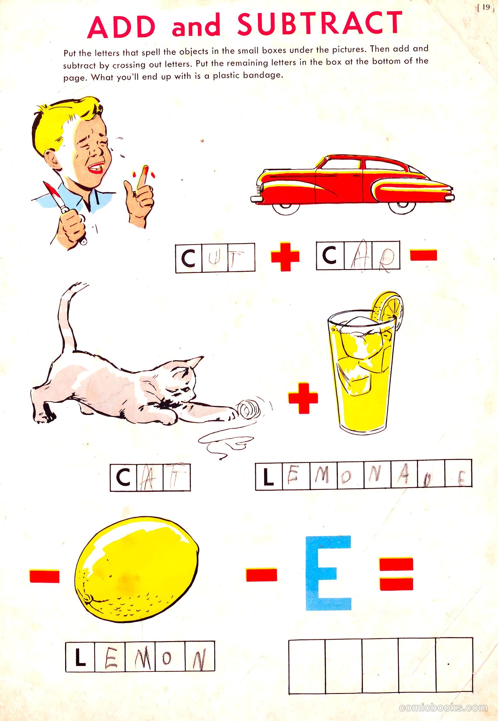 Miss Curity Fun Book #nn (1952) — page 19 of 20