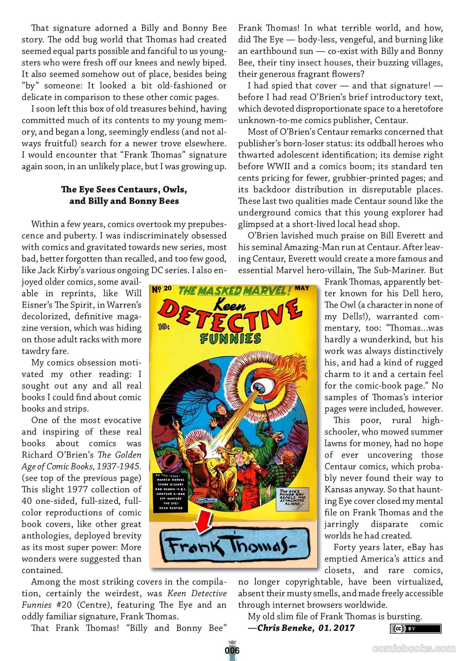 frank thomas archives v2 the complete eye #nn — page 2 of 128