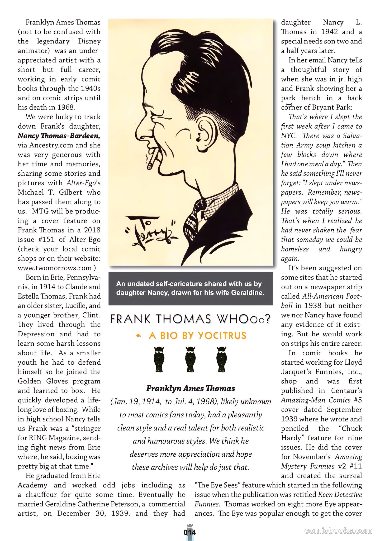 frank thomas archives v2 the complete eye #nn — page 10 of 128