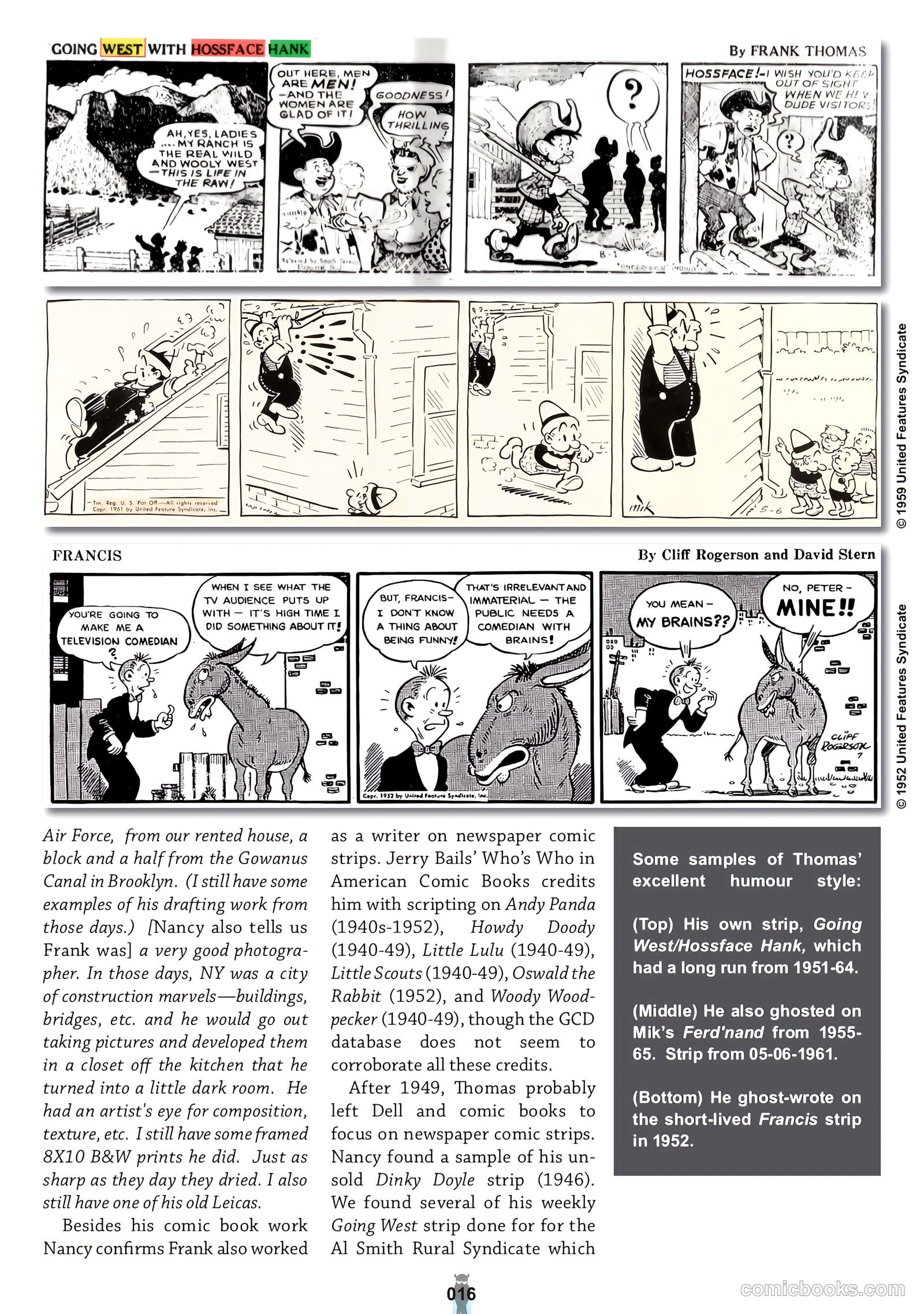 frank thomas archives v2 the complete eye #nn — page 12 of 128