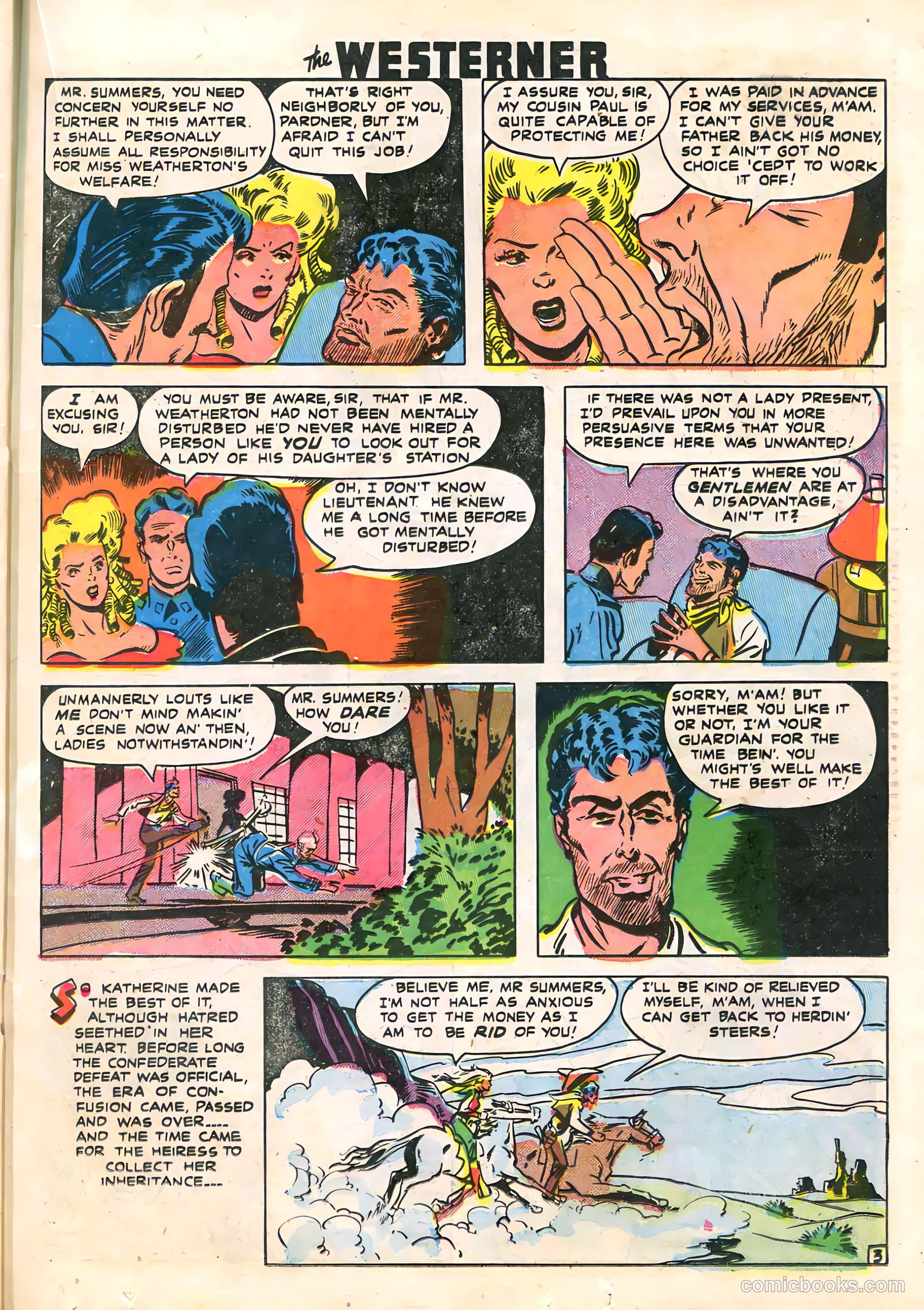 The Westerner Comics #16 (1950) — page 32 of 46