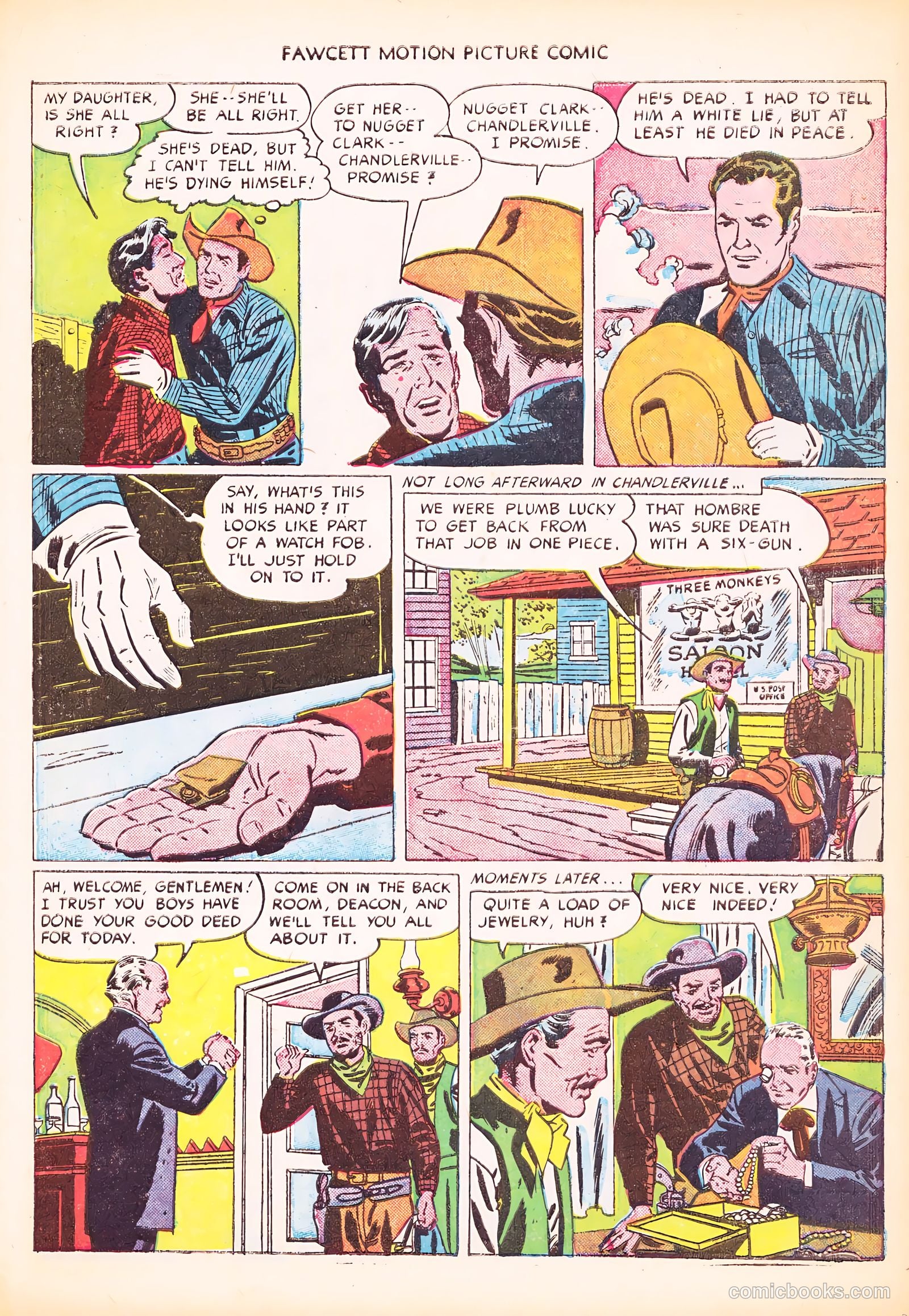 Motion Picture Comics 103 Covered Wagon Raid #1 — page 7 of 36