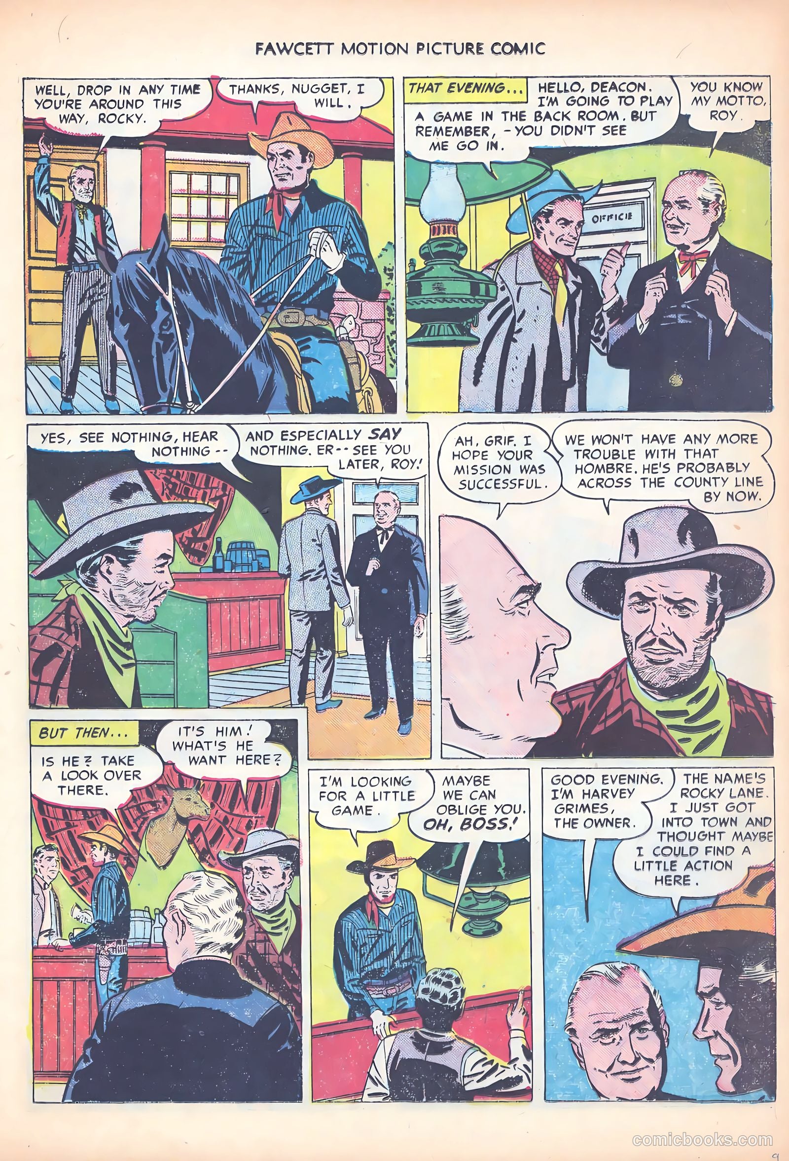 Motion Picture Comics 103 Covered Wagon Raid #1 — page 13 of 36