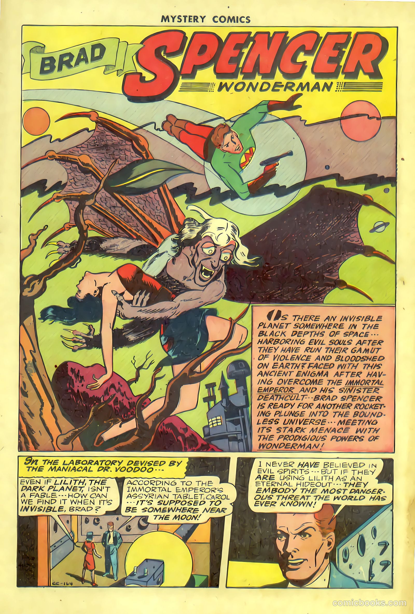 Mystery Comics #1 (1944) — page 3 of 52