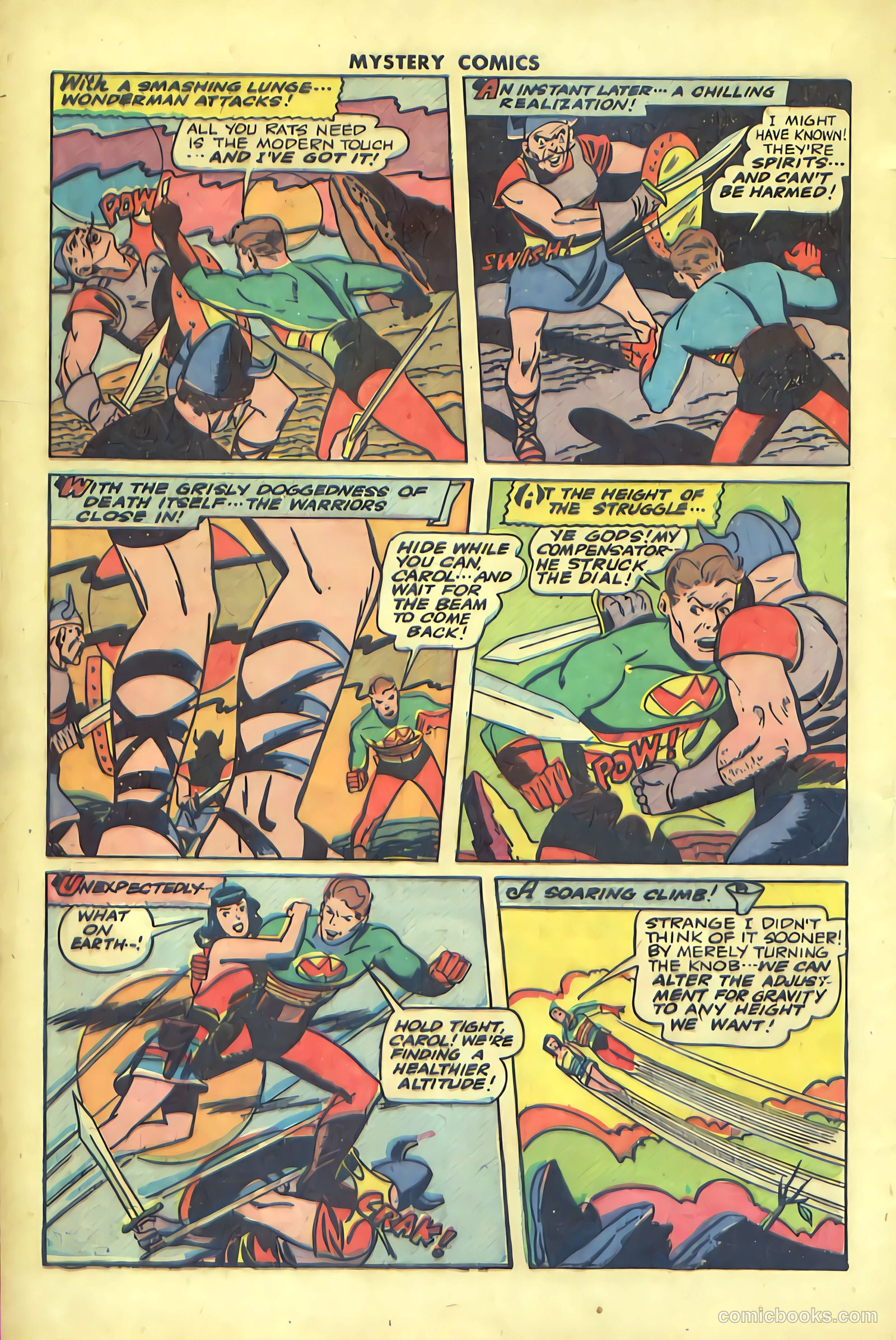 Mystery Comics #1 (1944) — page 6 of 52
