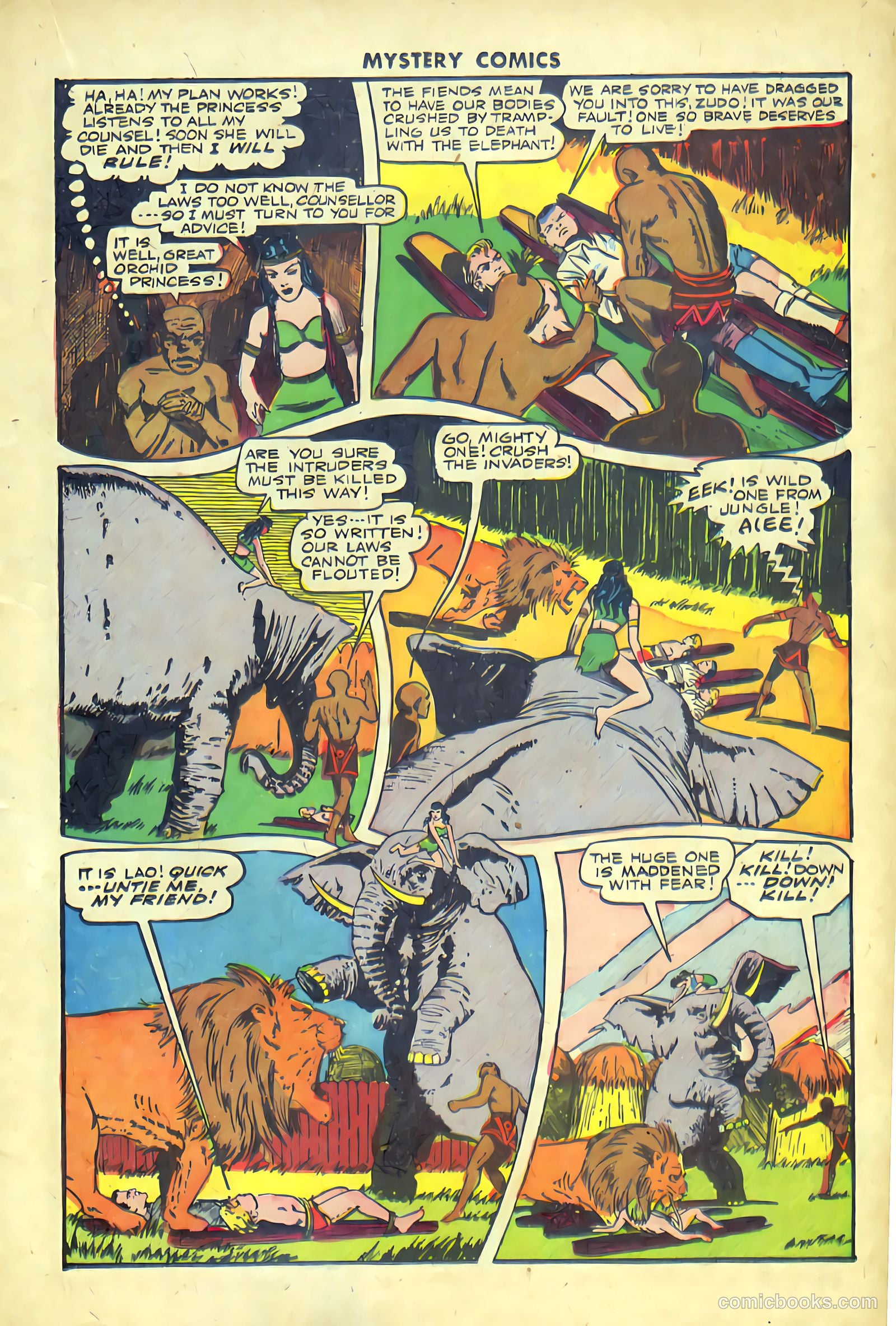 Mystery Comics #1 (1944) — page 19 of 52
