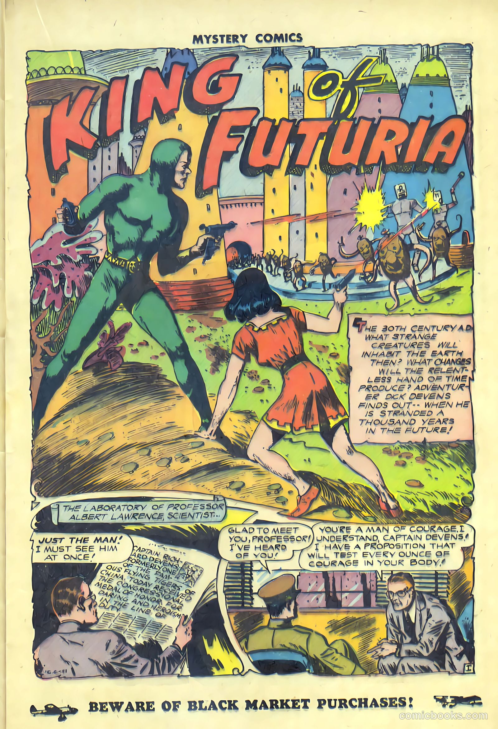 Mystery Comics #1 (1944) — page 21 of 52
