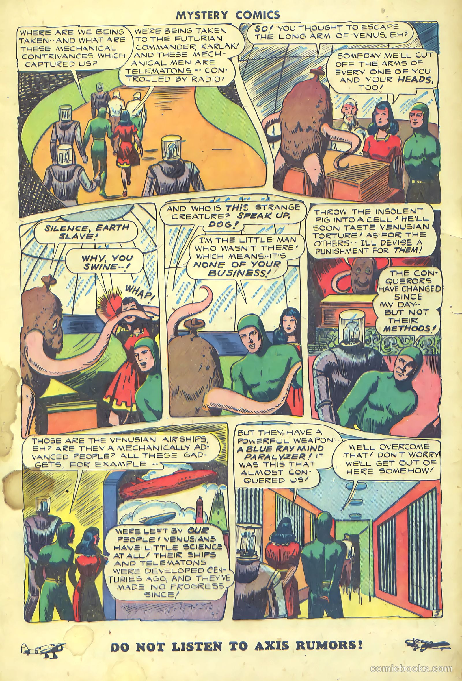 Mystery Comics #1 (1944) — page 25 of 52