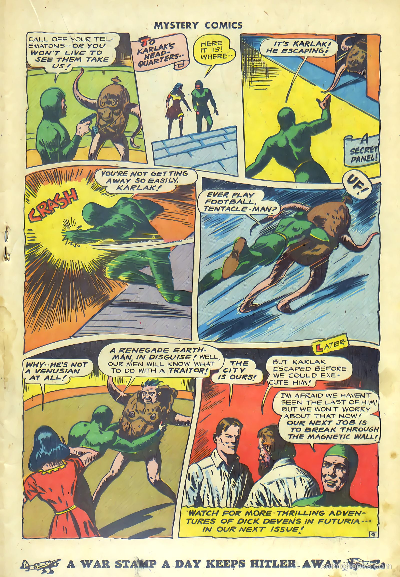 Mystery Comics #1 (1944) — page 29 of 52
