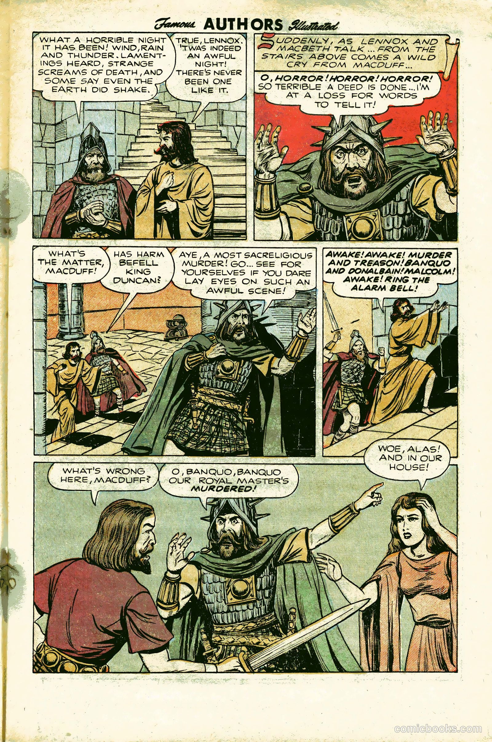 Stories By Famous Authors Illustrated 6 - Macbeth #1 — page 11 of 36