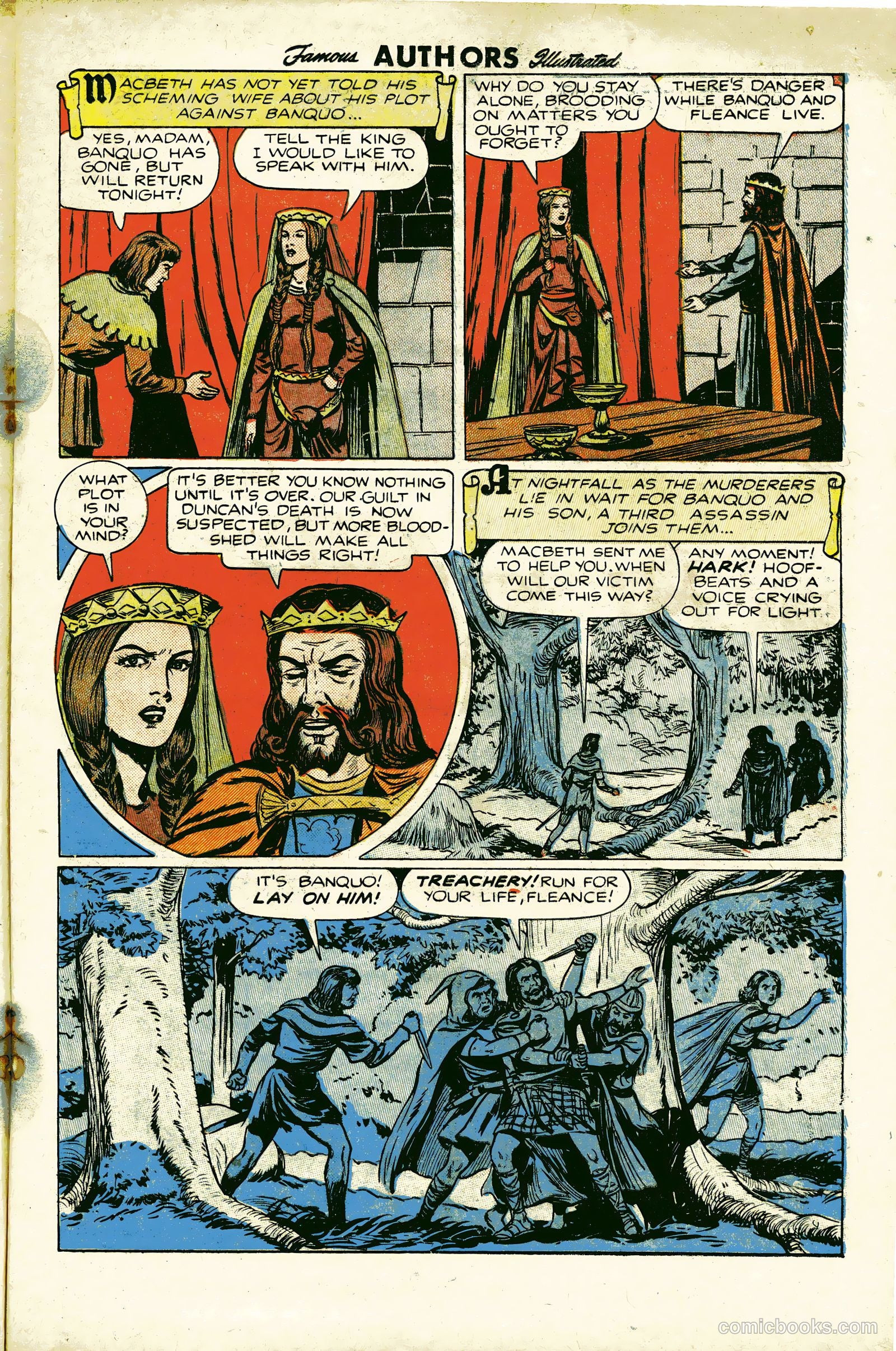 Stories By Famous Authors Illustrated 6 - Macbeth #1 — page 15 of 36