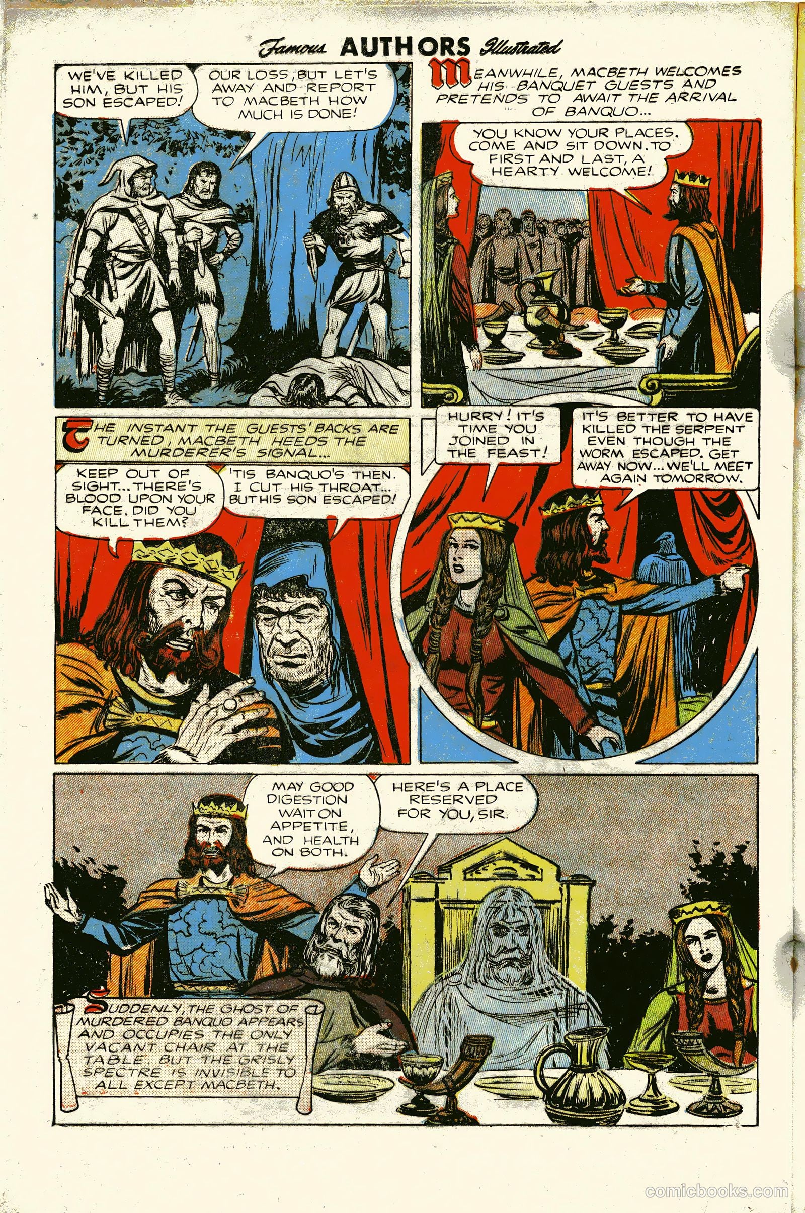 Stories By Famous Authors Illustrated 6 - Macbeth #1 — page 16 of 36