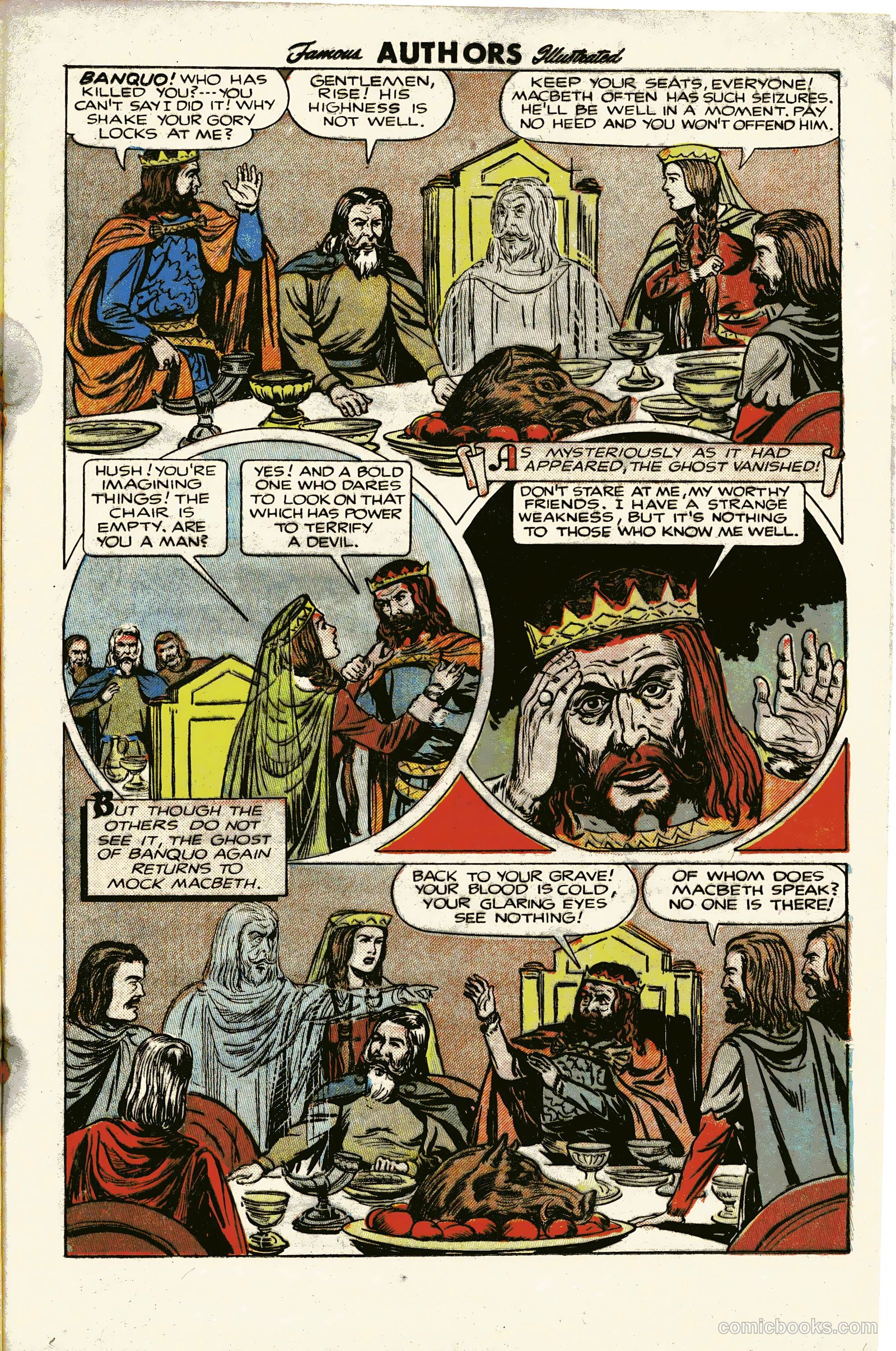 Stories By Famous Authors Illustrated 6 - Macbeth #1 — page 17 of 36