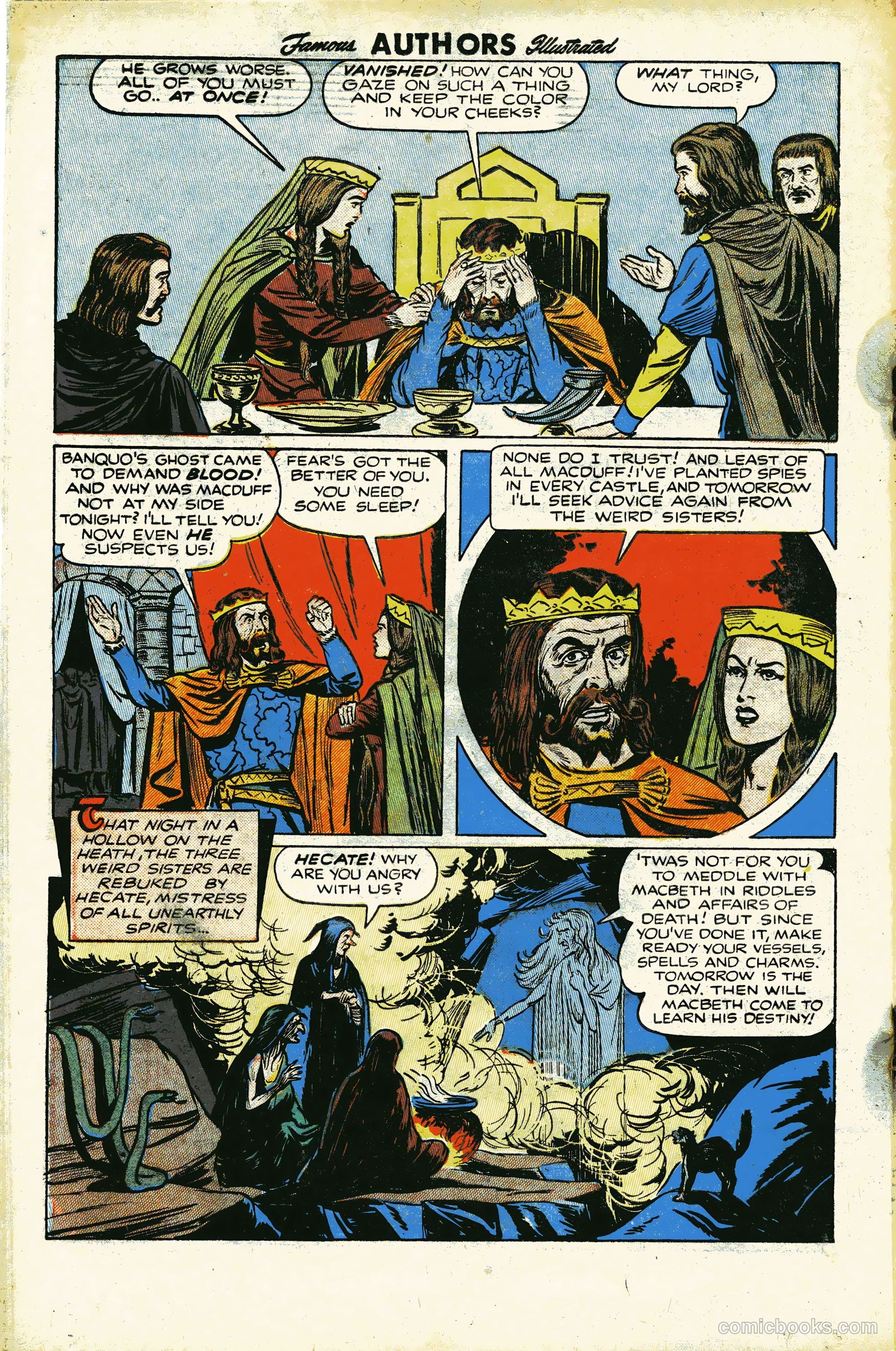 Stories By Famous Authors Illustrated 6 - Macbeth #1 — page 18 of 36
