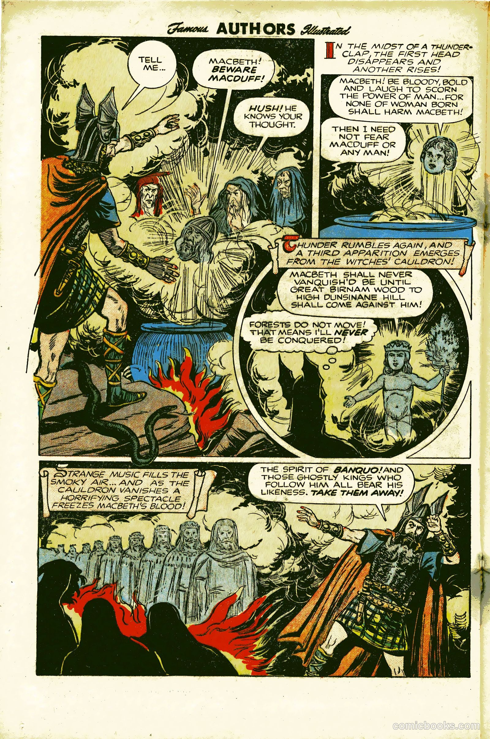 Stories By Famous Authors Illustrated 6 - Macbeth #1 — page 20 of 36