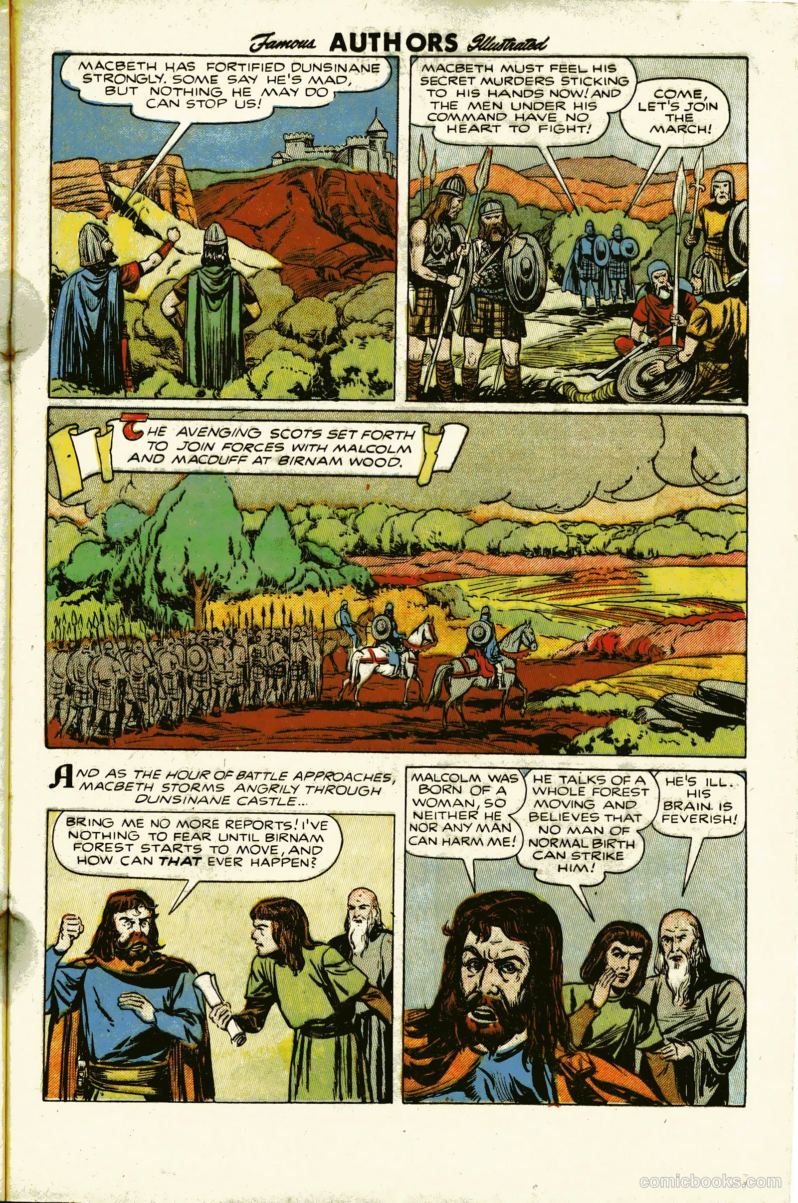 Stories By Famous Authors Illustrated 6 - Macbeth #1 — page 25 of 36