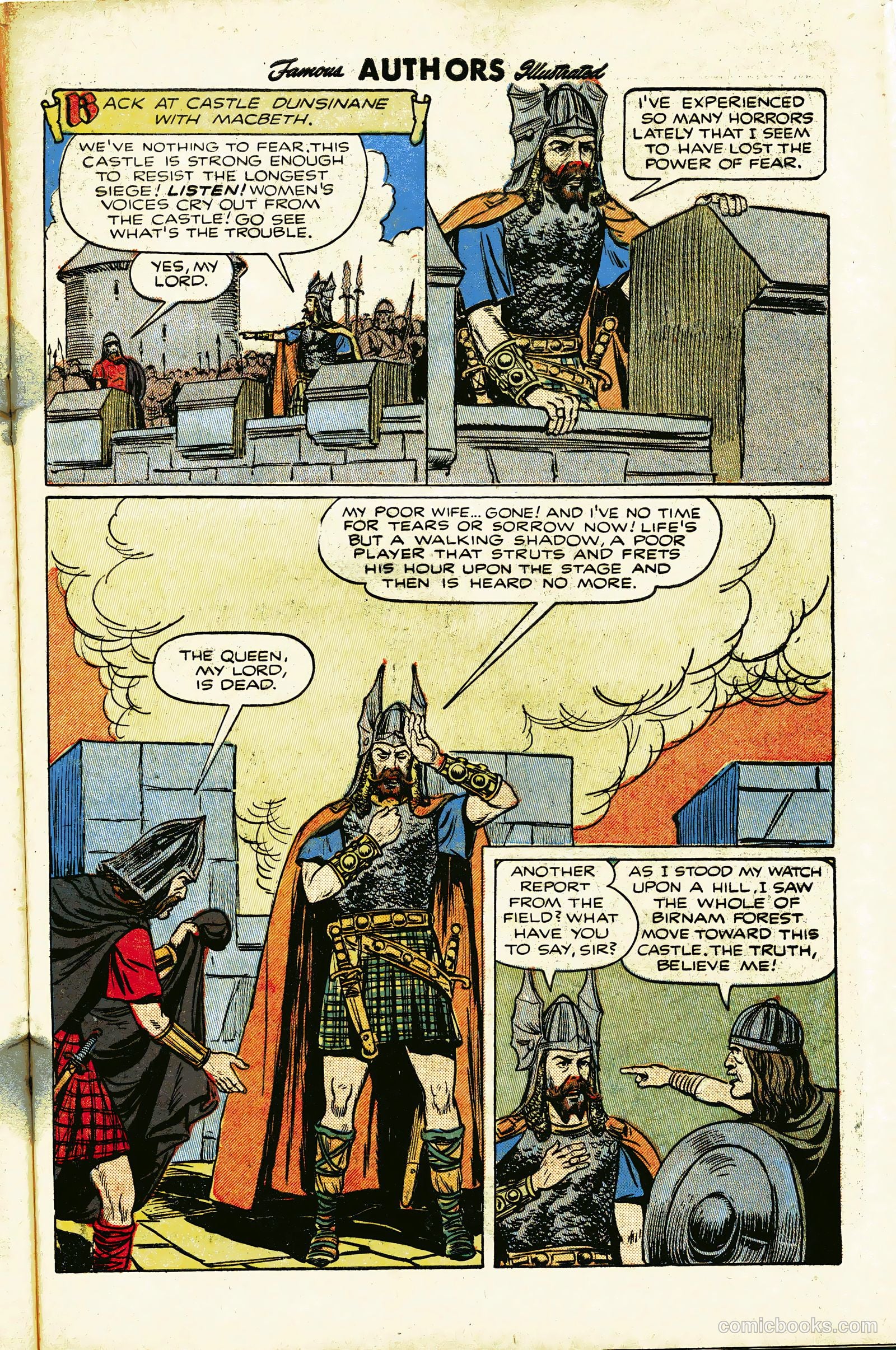 Stories By Famous Authors Illustrated 6 - Macbeth #1 — page 27 of 36
