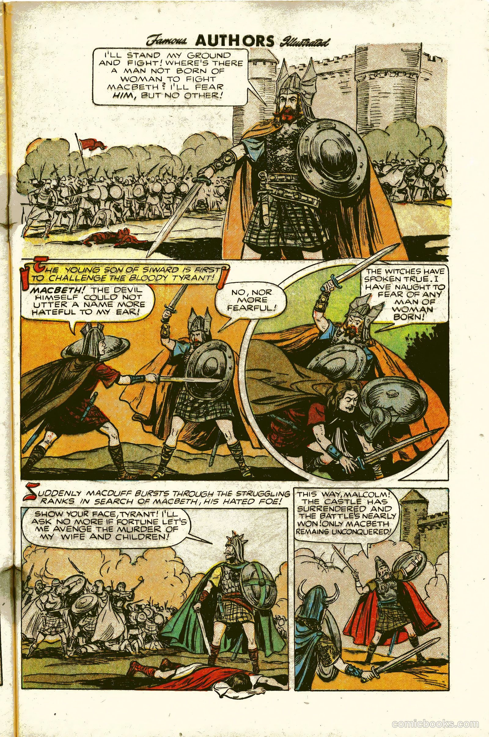 Stories By Famous Authors Illustrated 6 - Macbeth #1 — page 29 of 36