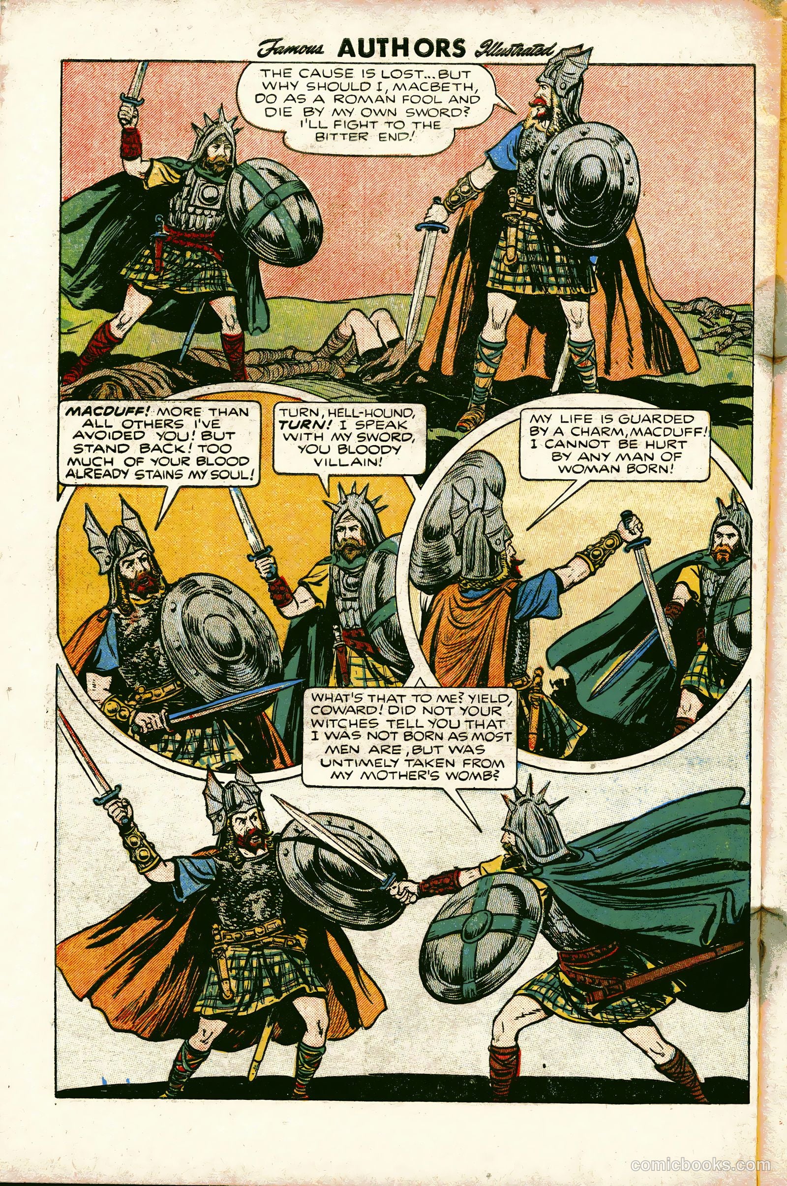 Stories By Famous Authors Illustrated 6 - Macbeth #1 — page 30 of 36
