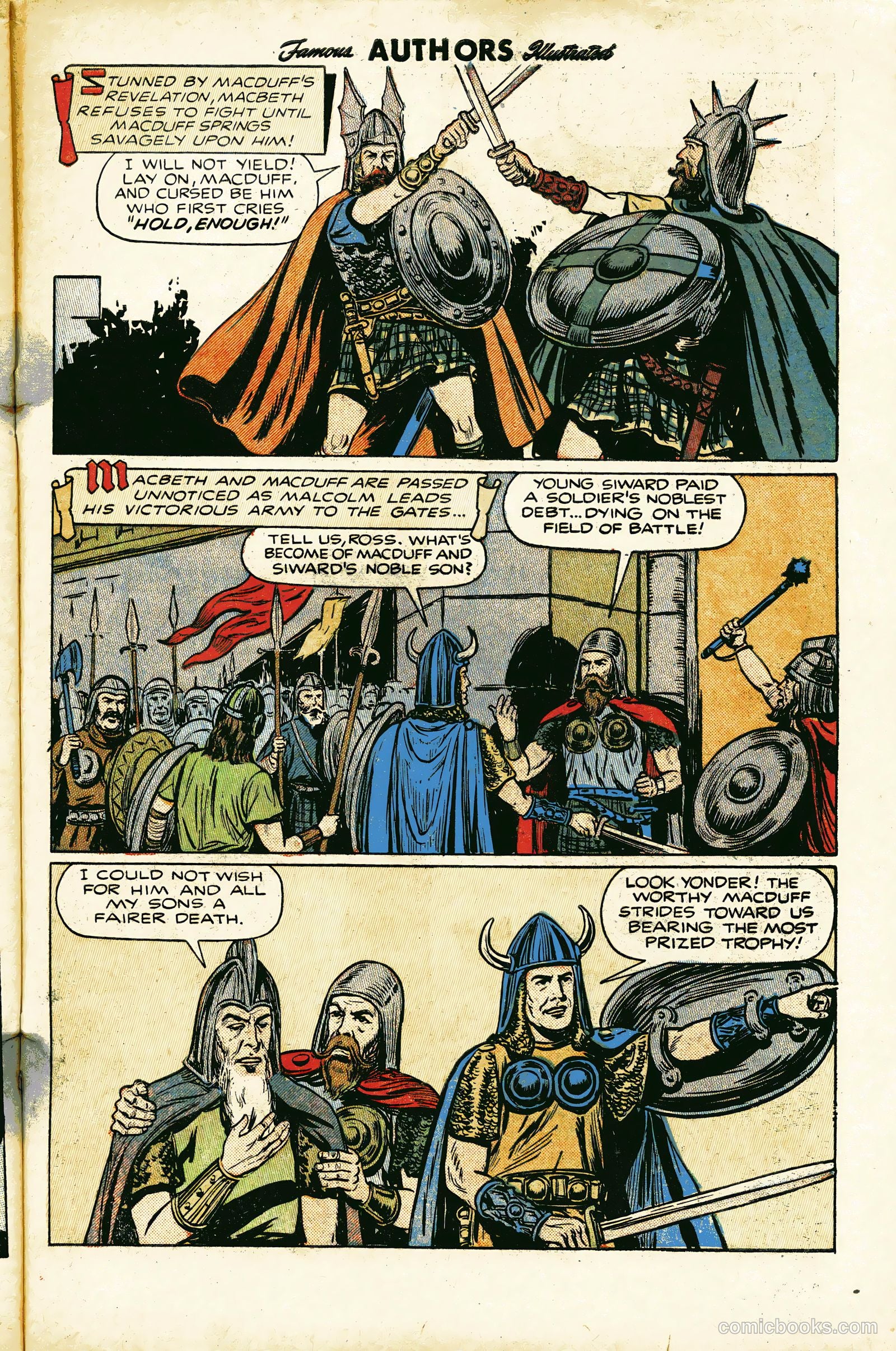 Stories By Famous Authors Illustrated 6 - Macbeth #1 — page 31 of 36