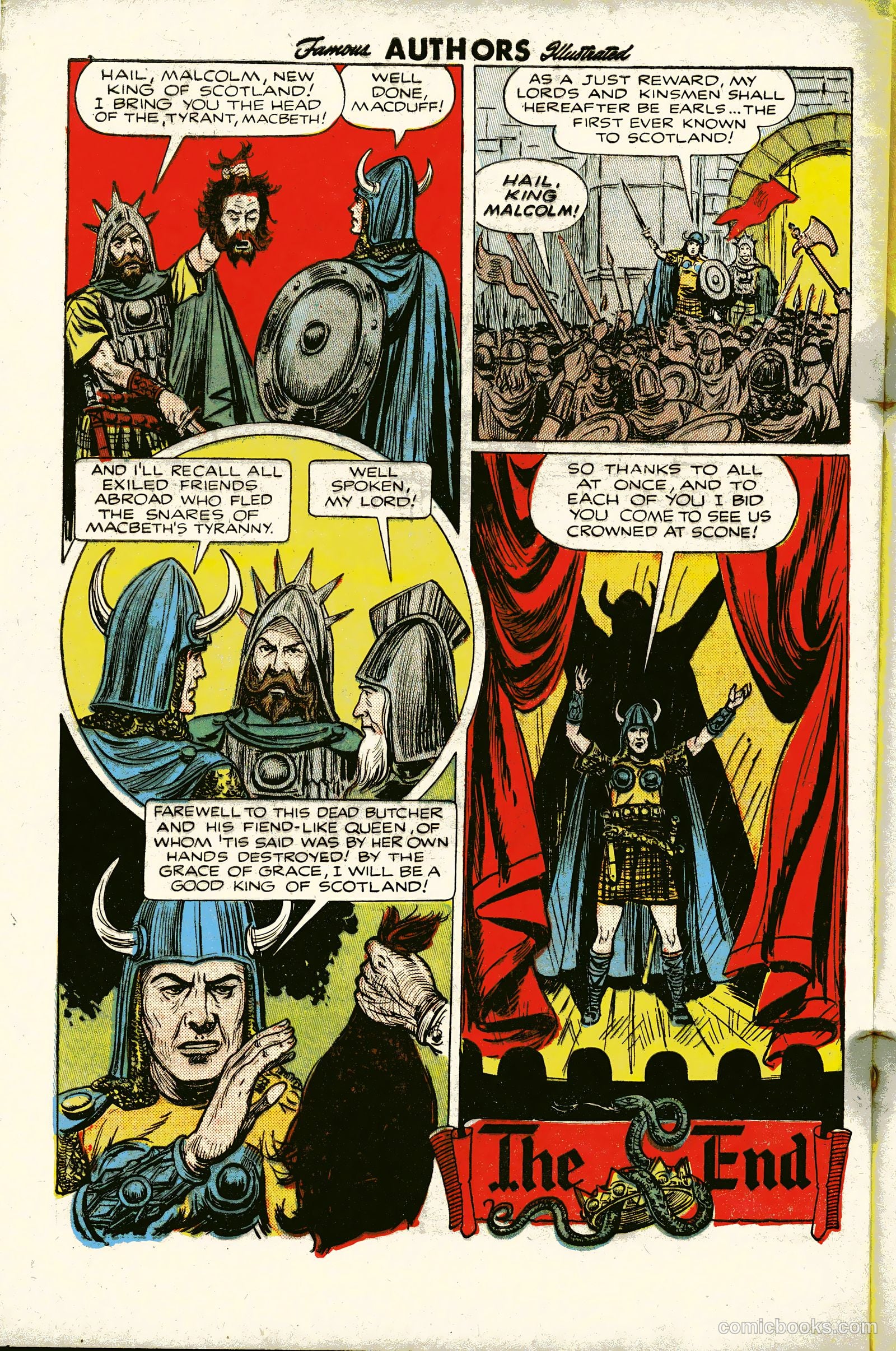 Stories By Famous Authors Illustrated 6 - Macbeth #1 — page 32 of 36