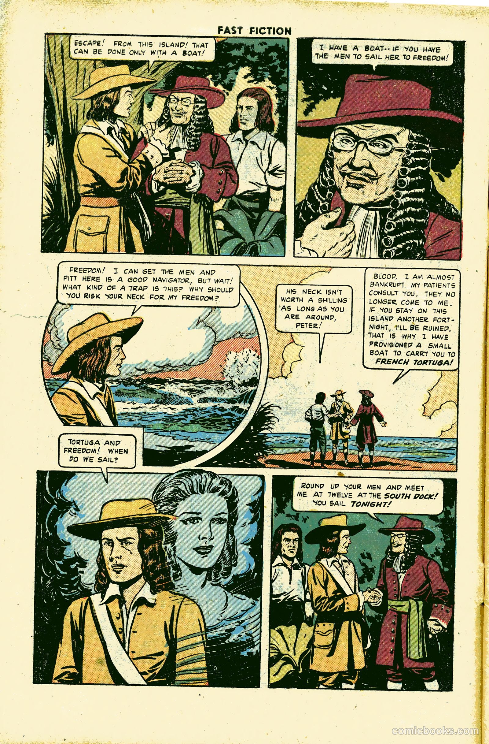 Stories By Famous Authors Illustrated 2 - Captain Blood #1 — page 10 of 52