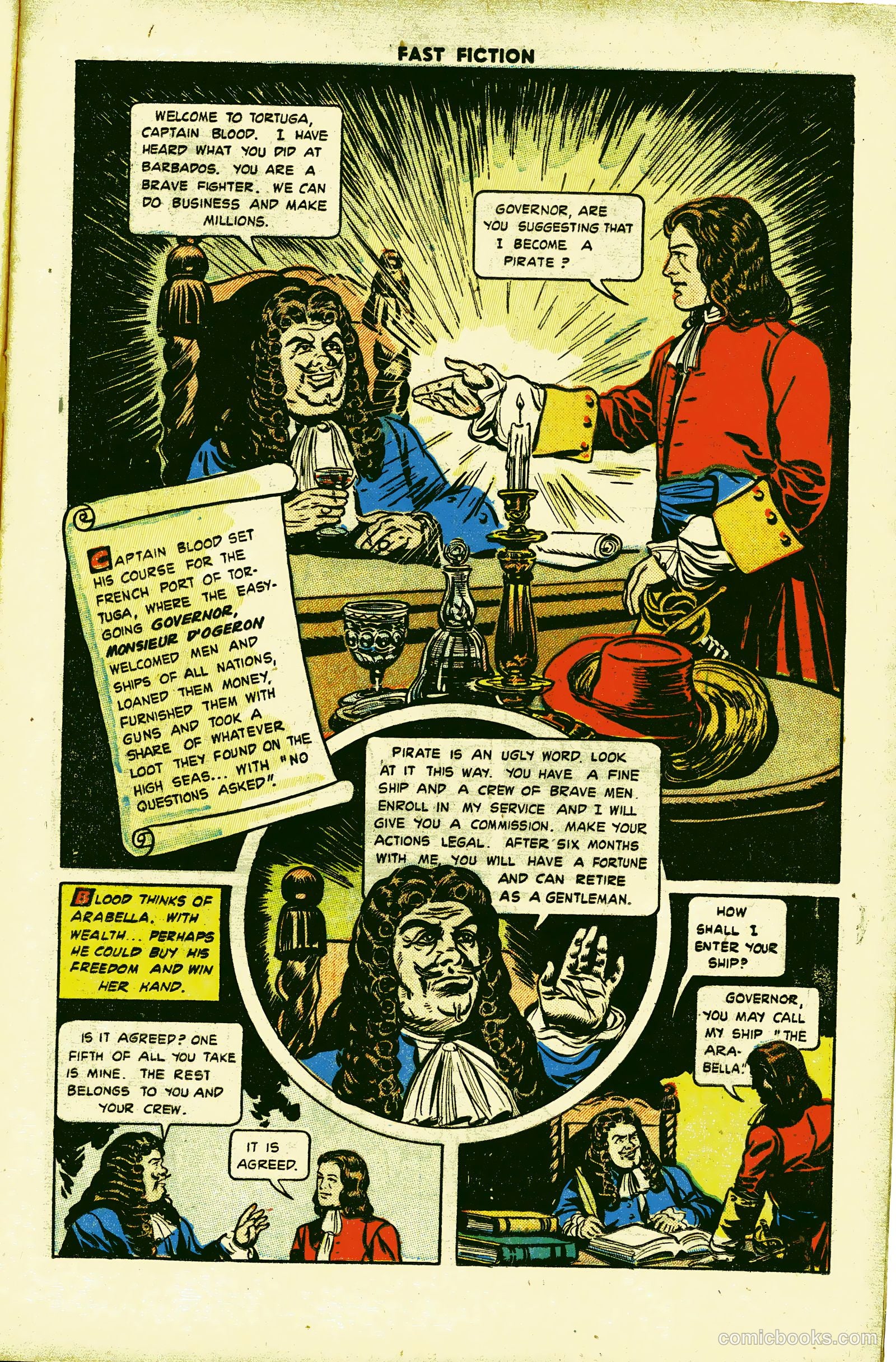Stories By Famous Authors Illustrated 2 - Captain Blood #1 — page 17 of 52