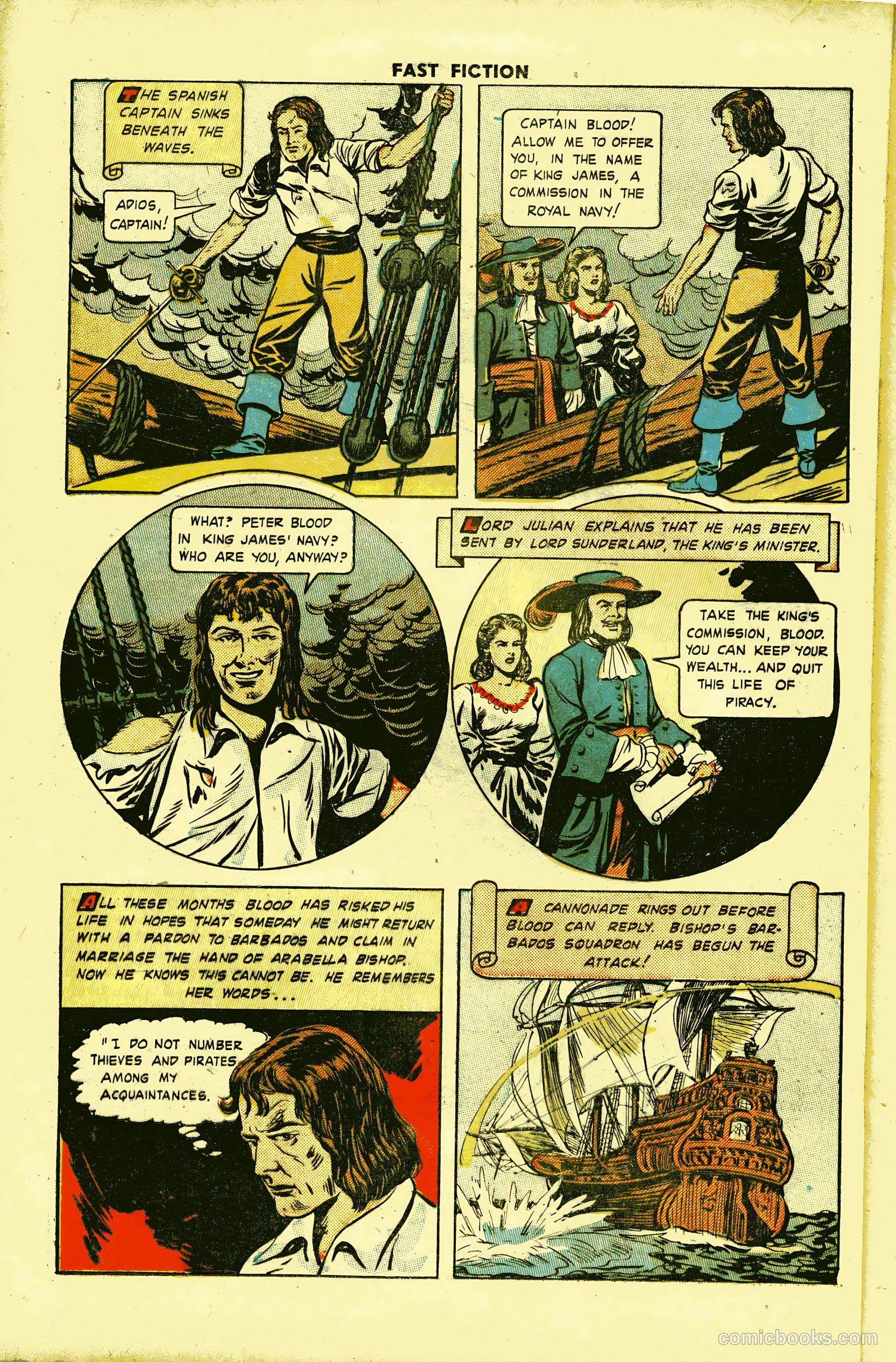 Stories By Famous Authors Illustrated 2 - Captain Blood #1 — page 32 of 52