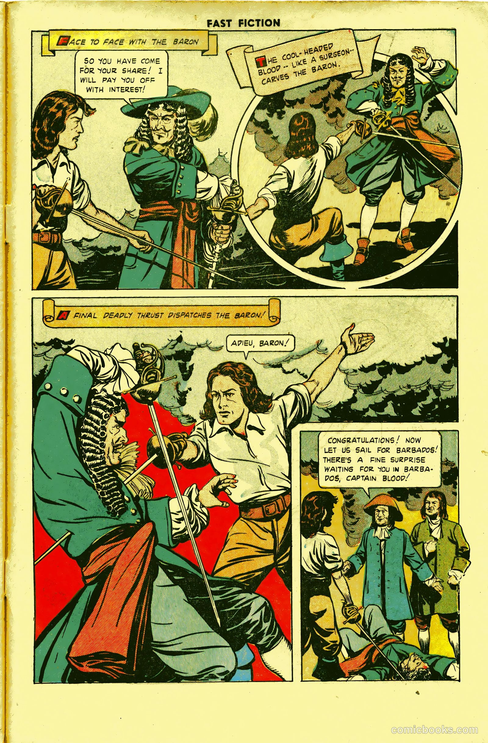 Stories By Famous Authors Illustrated 2 - Captain Blood #1 — page 45 of 52