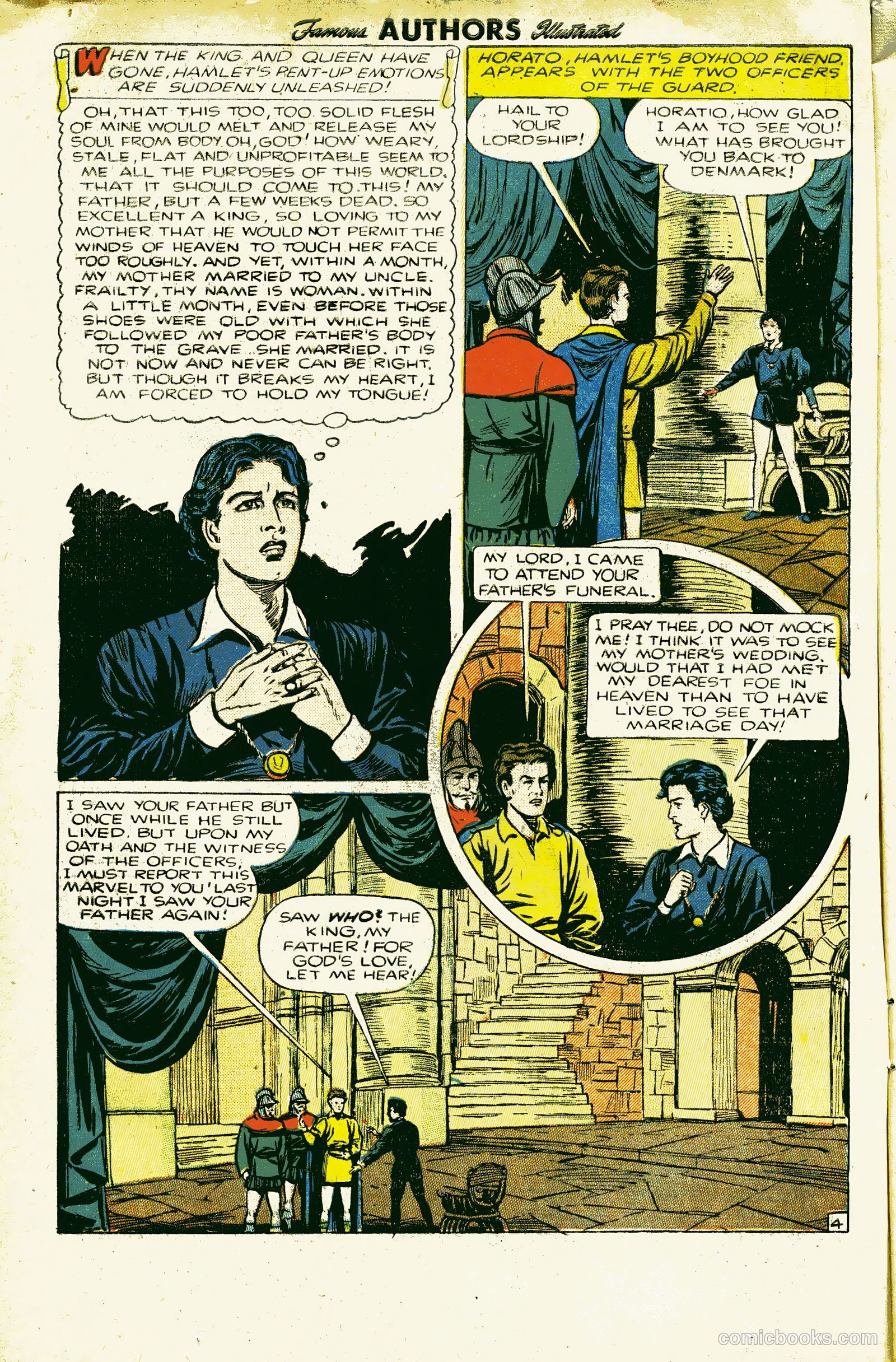 Stories By Famous Authors Illustrated 8 - Hamlet #1 — page 6 of 36