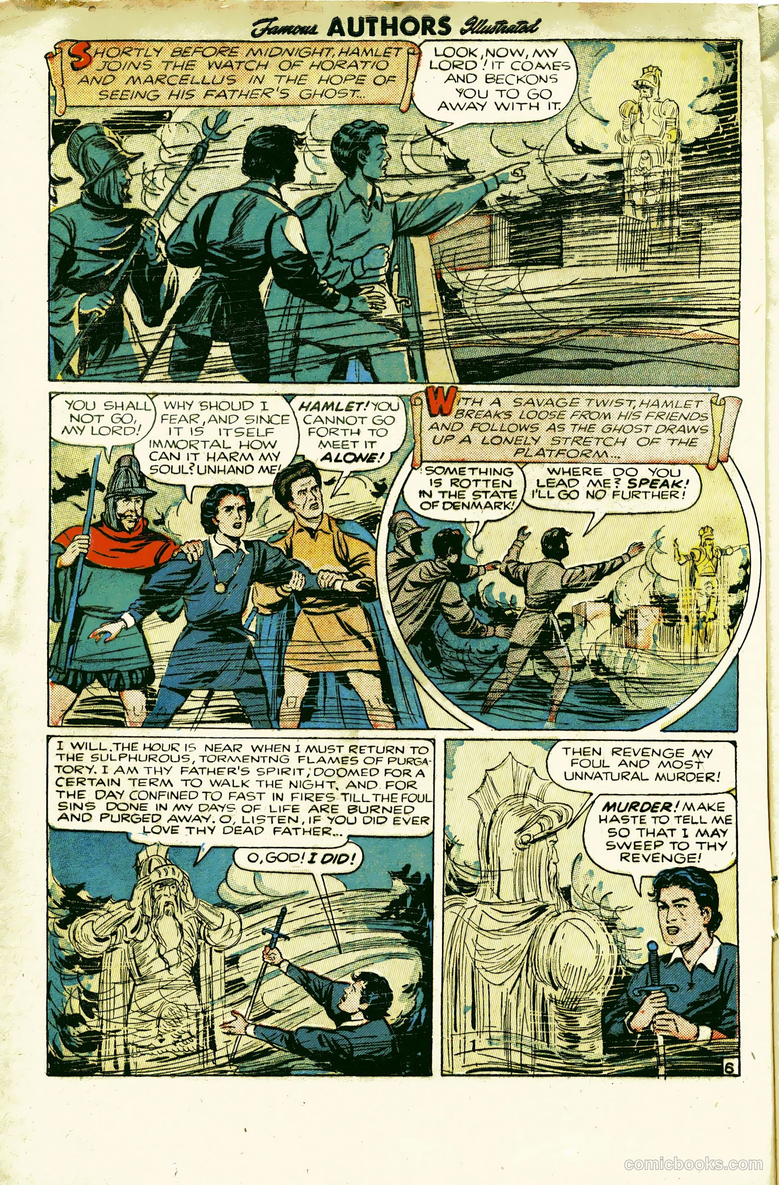 Stories By Famous Authors Illustrated 8 - Hamlet #1 — page 8 of 36
