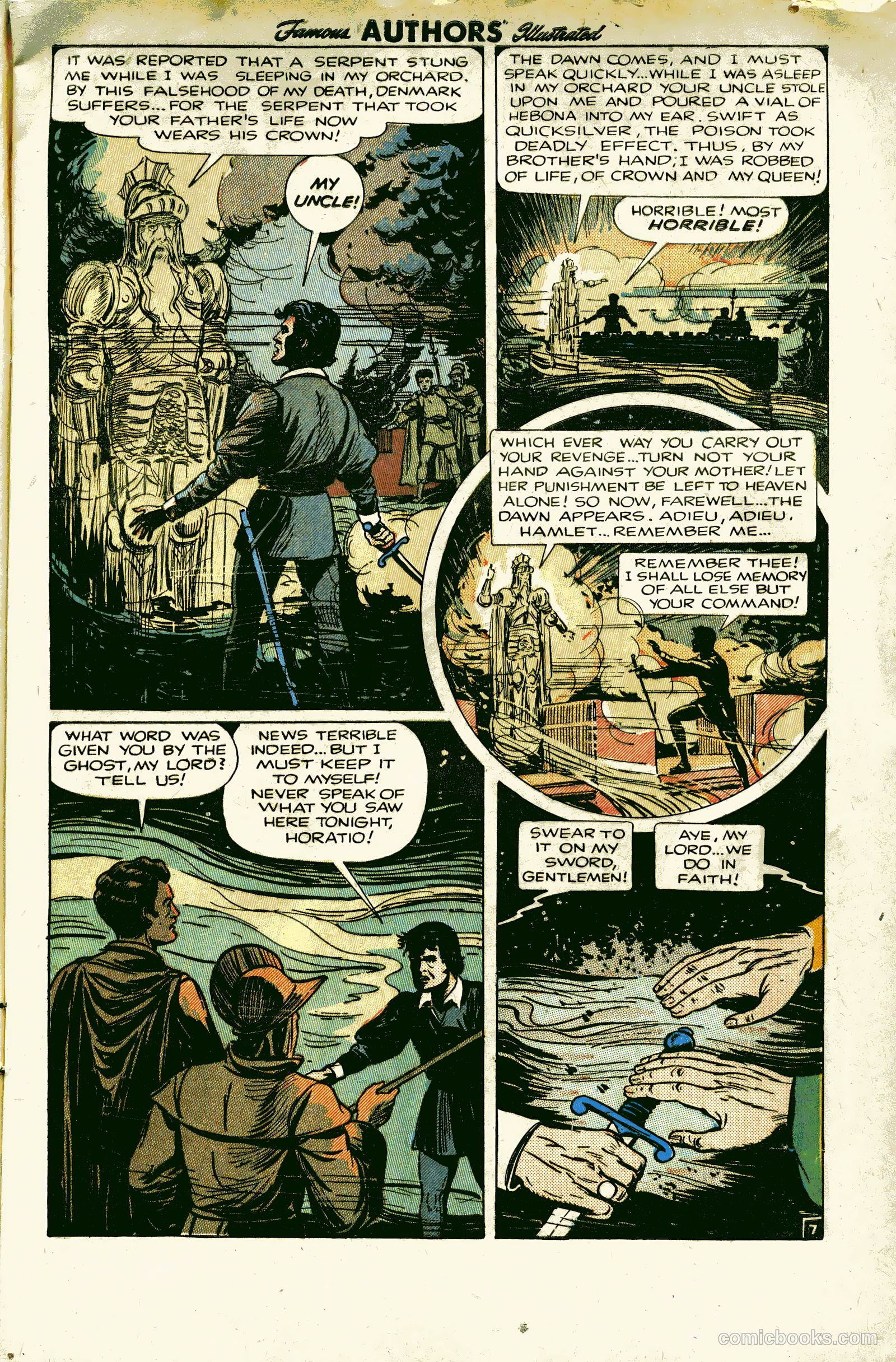 Stories By Famous Authors Illustrated 8 - Hamlet #1 — page 9 of 36