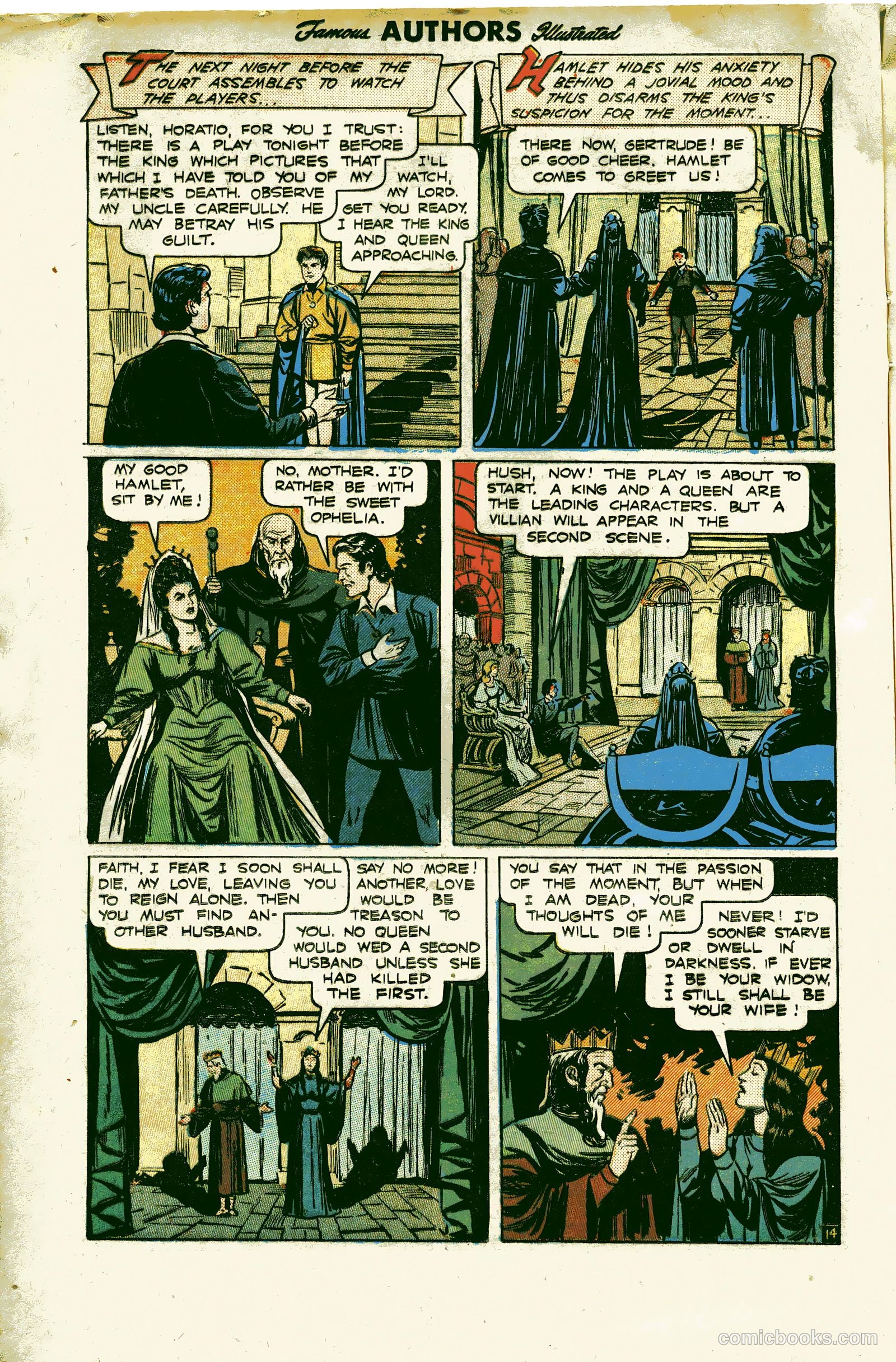 Stories By Famous Authors Illustrated 8 - Hamlet #1 — page 16 of 36