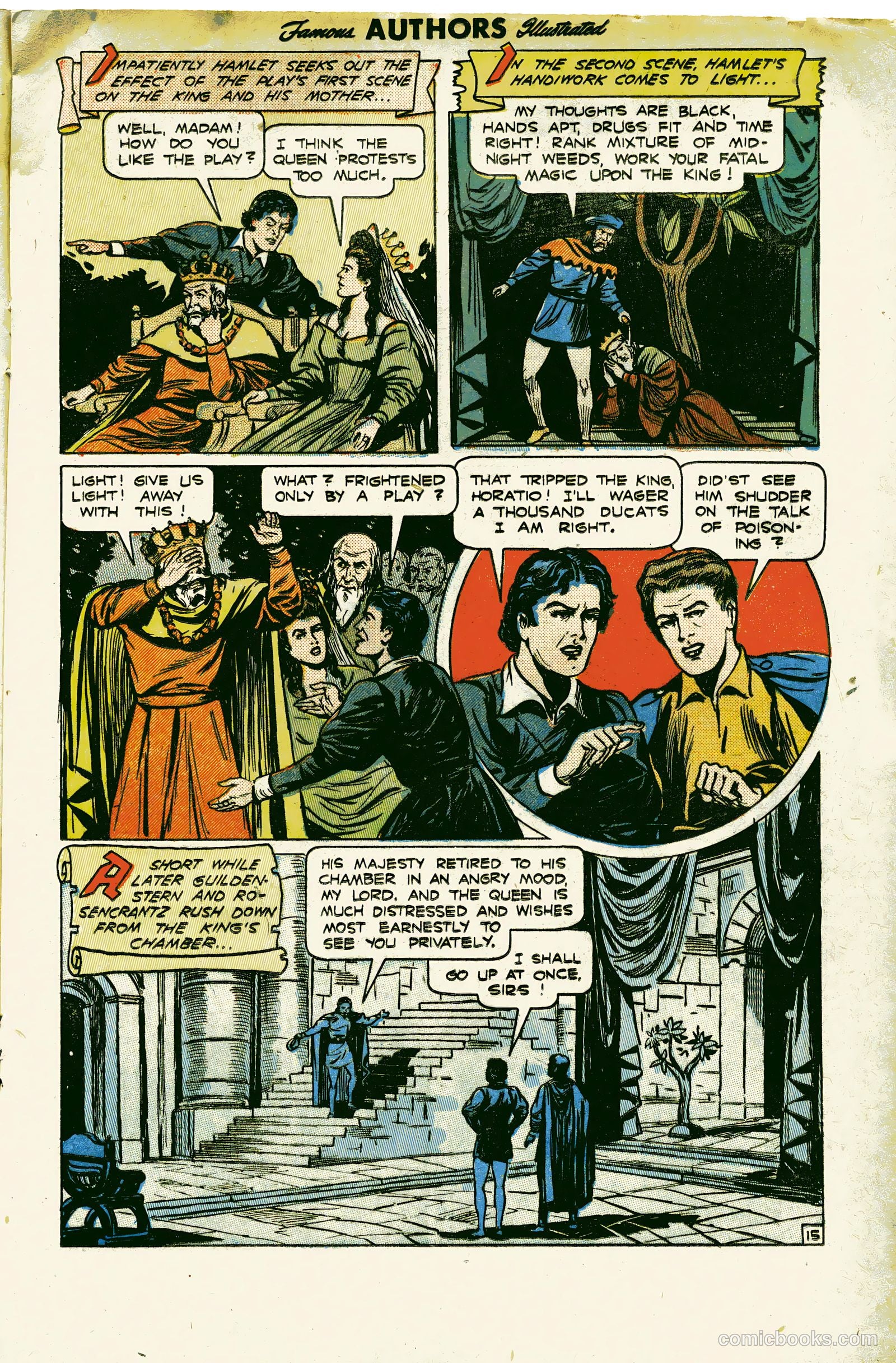 Stories By Famous Authors Illustrated 8 - Hamlet #1 — page 17 of 36