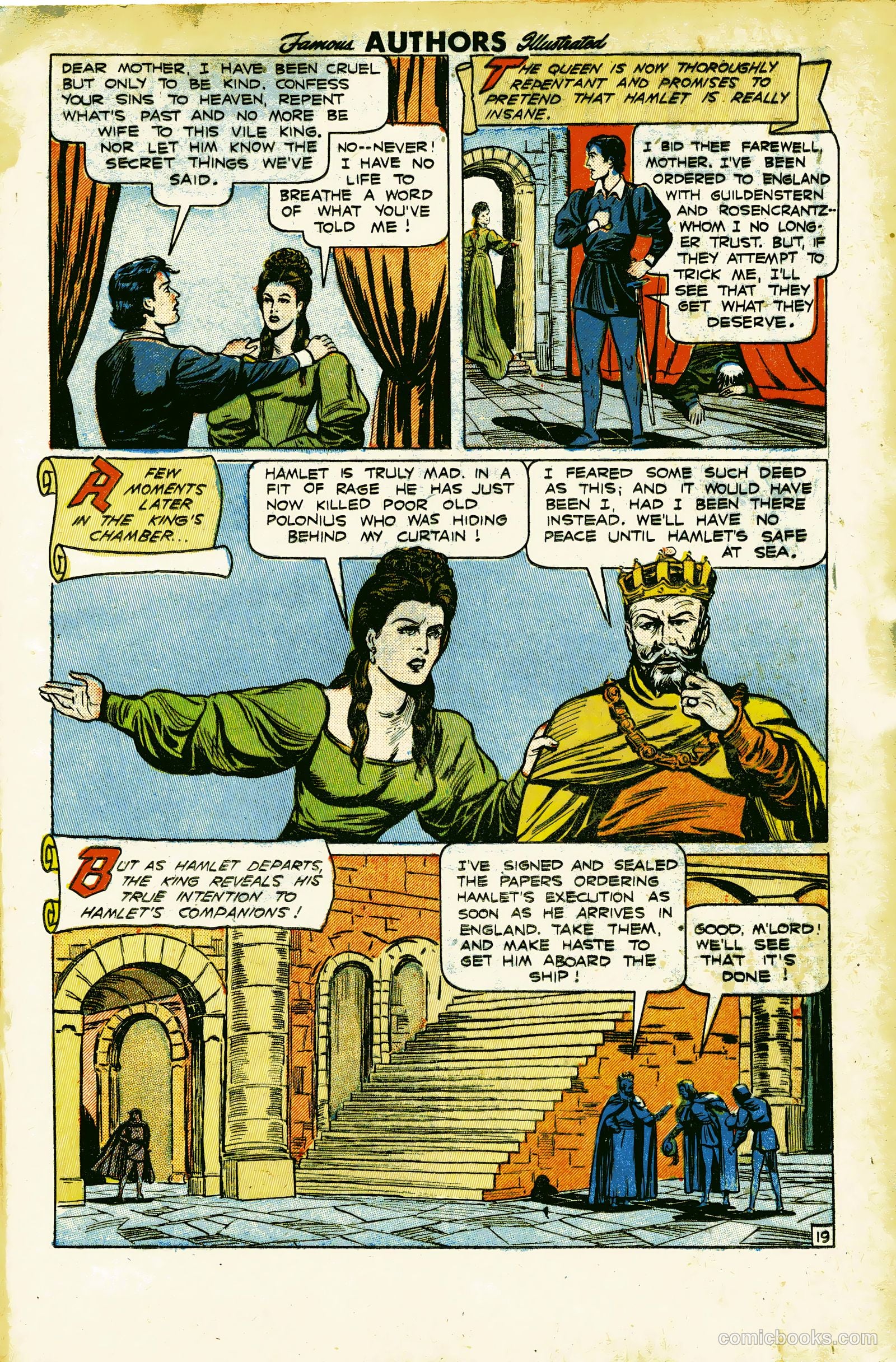 Stories By Famous Authors Illustrated 8 - Hamlet #1 — page 21 of 36