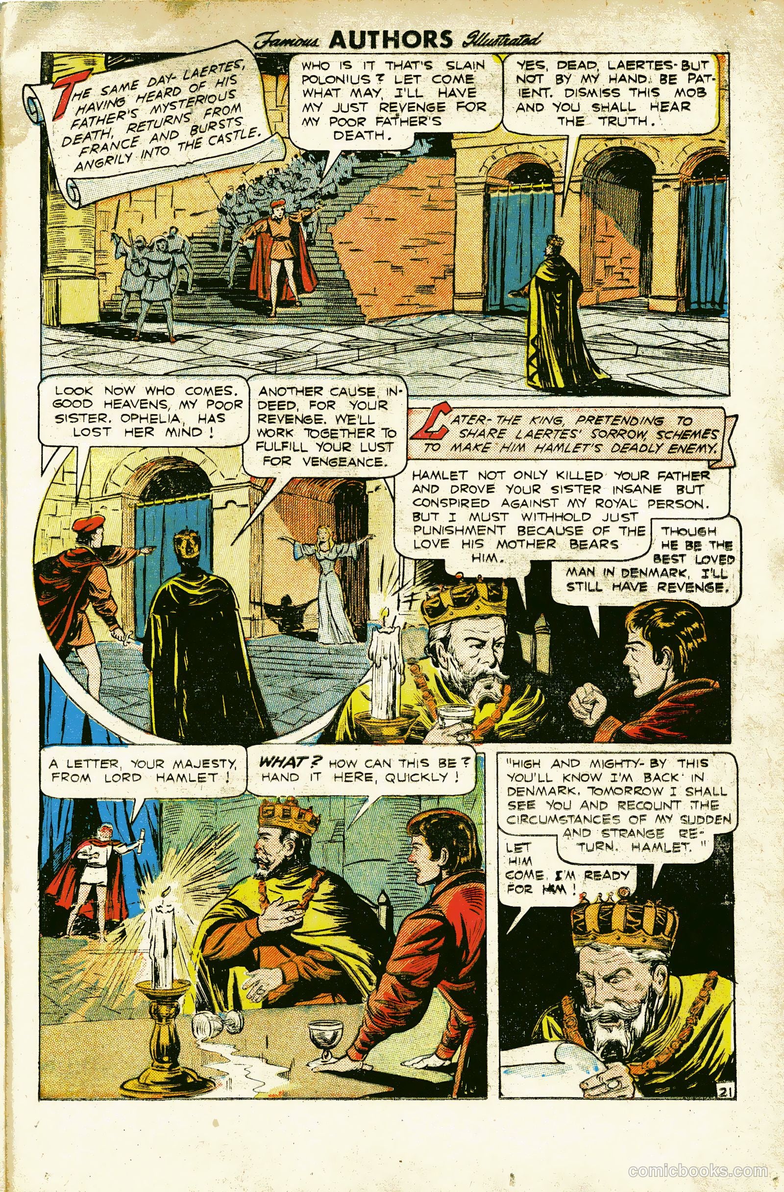 Stories By Famous Authors Illustrated 8 - Hamlet #1 — page 23 of 36