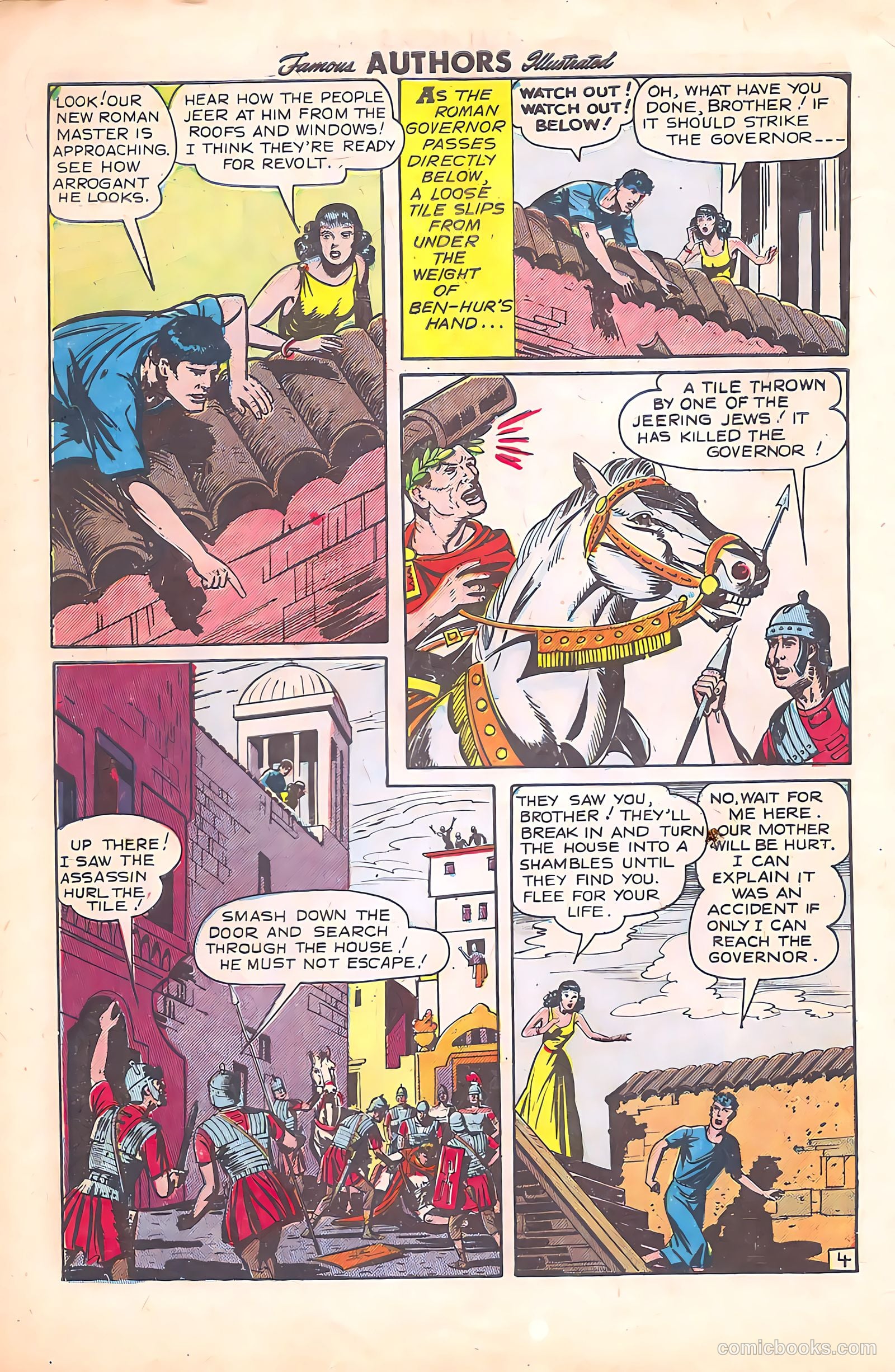 Stories By Famous Authors Illustrated 11 - Ben Hur #1 — page 6 of 51
