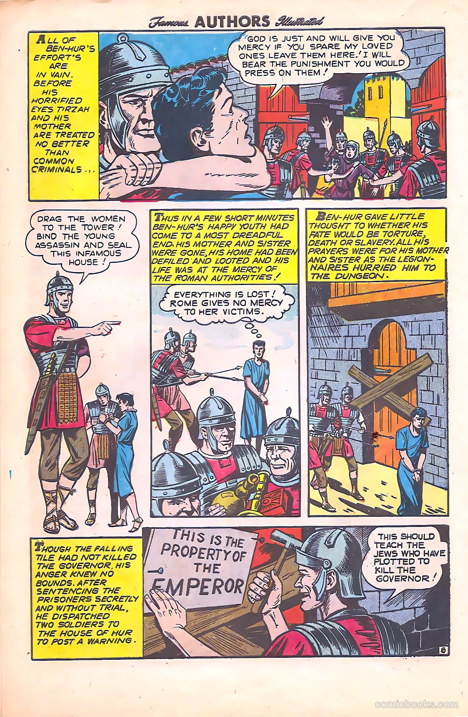 Stories By Famous Authors Illustrated 11 - Ben Hur #1 — page 8 of 51