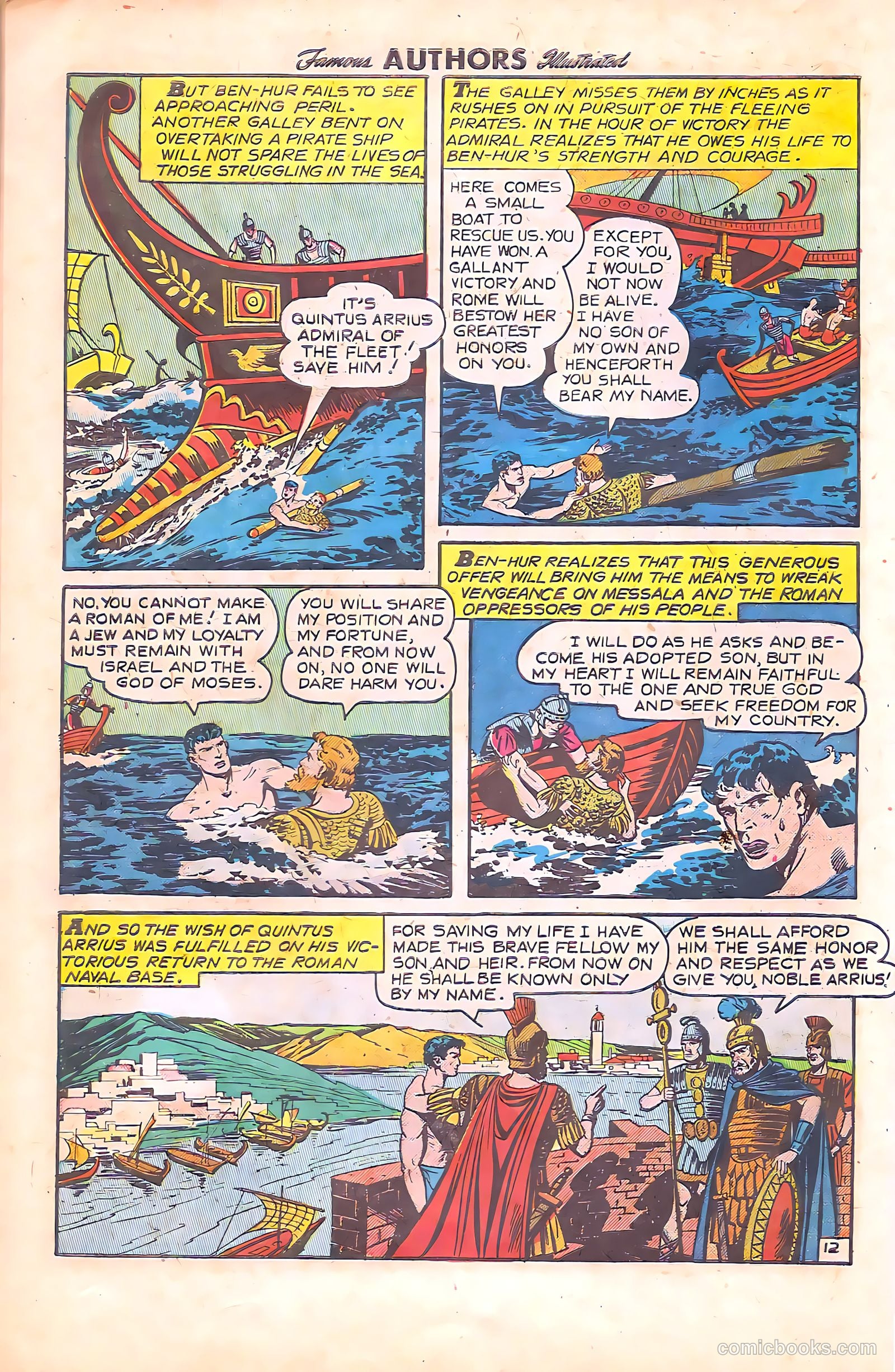 Stories By Famous Authors Illustrated 11 - Ben Hur #1 — page 14 of 51