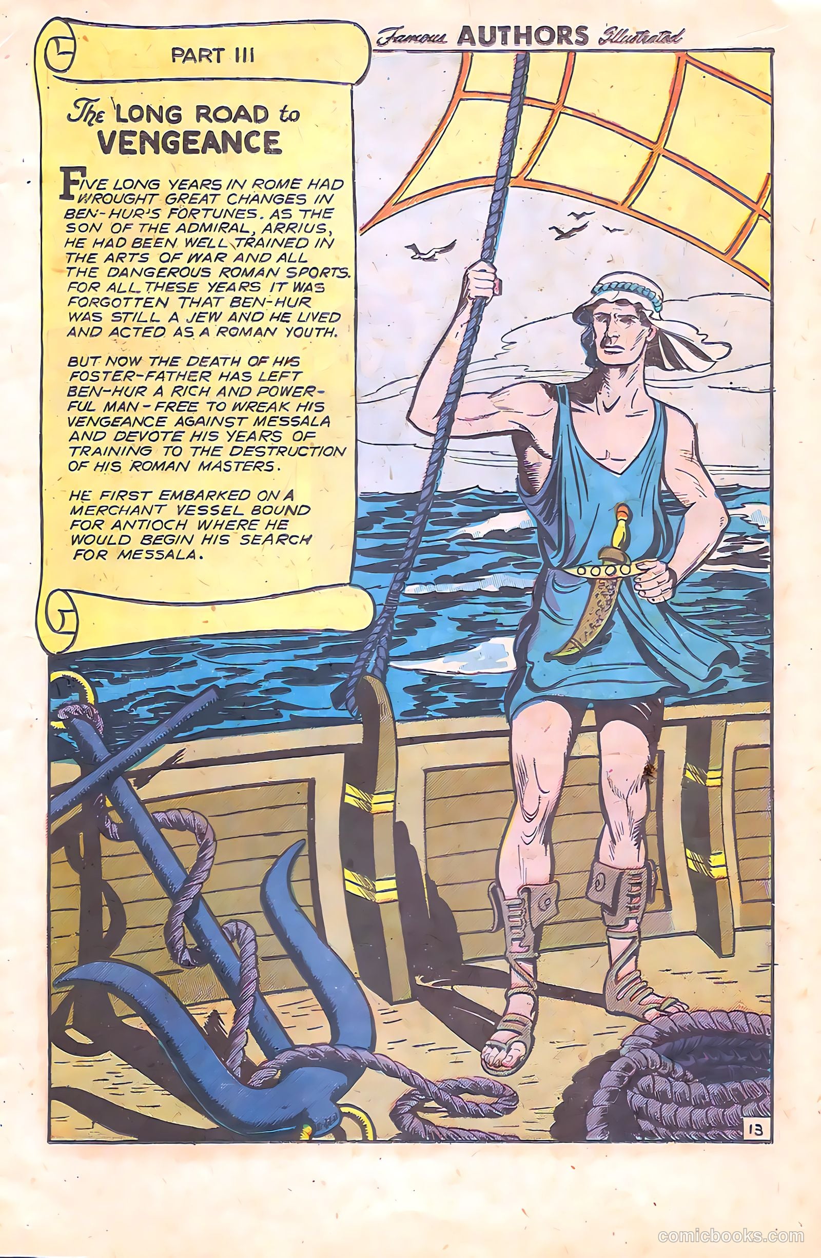 Stories By Famous Authors Illustrated 11 - Ben Hur #1 — page 15 of 51