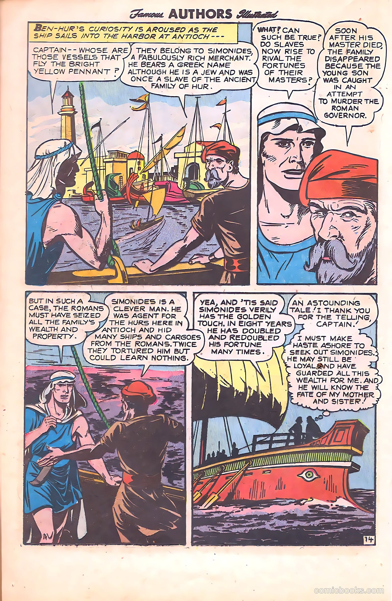 Stories By Famous Authors Illustrated 11 - Ben Hur #1 — page 16 of 51